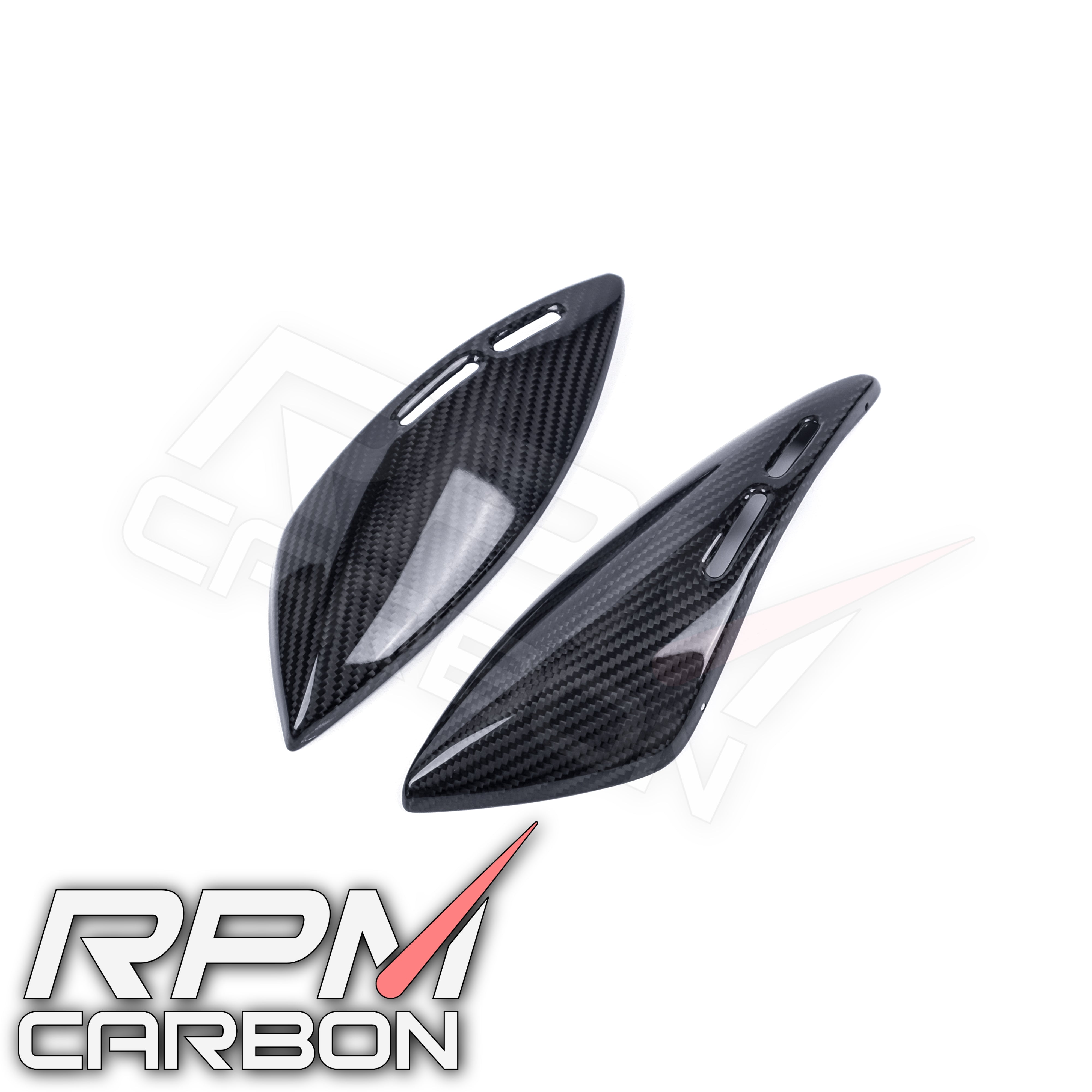 Kawasaki Z900RS Carbon Fiber Tank Side Panel Covers