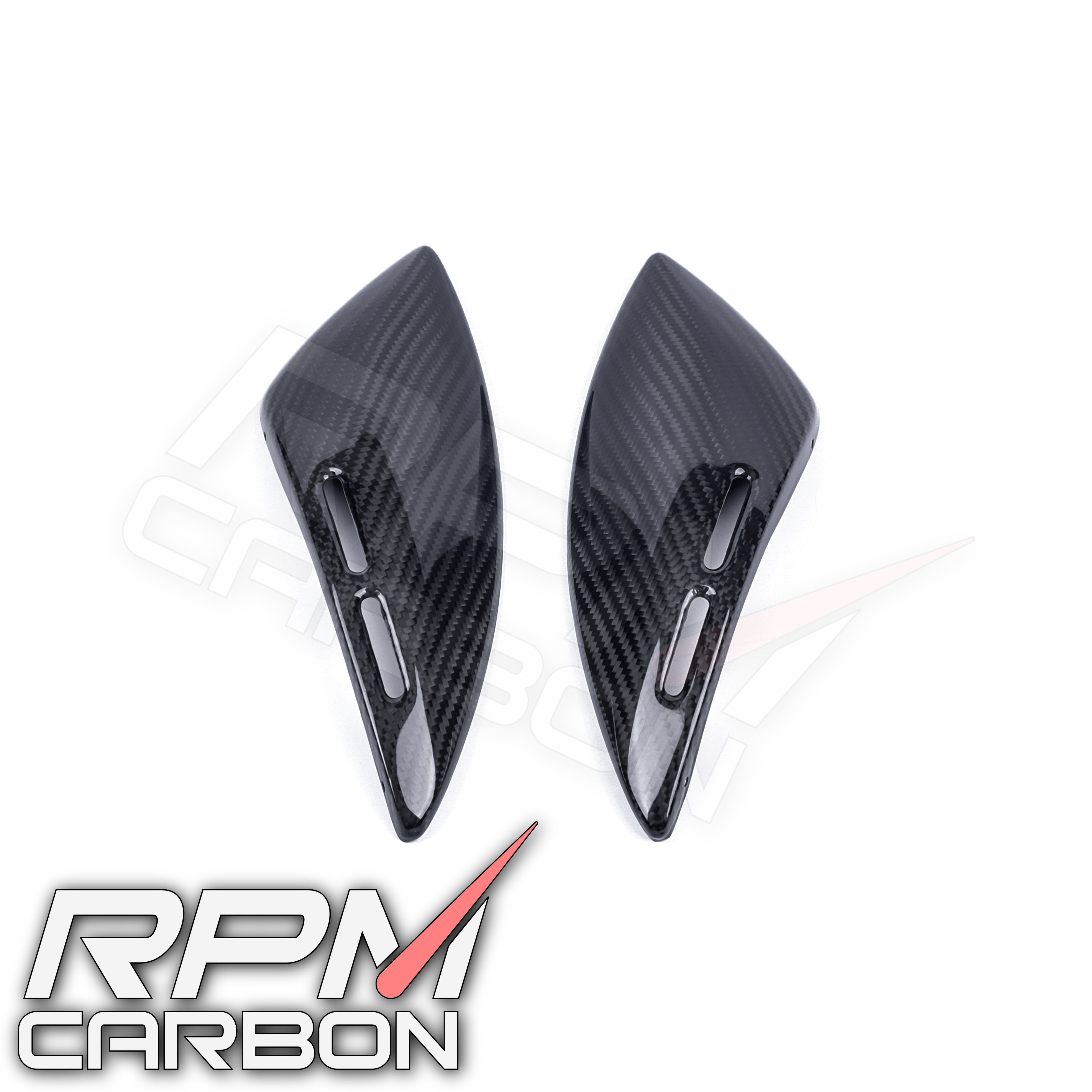 Kawasaki Z900RS Carbon Fiber Tank Side Panel Covers