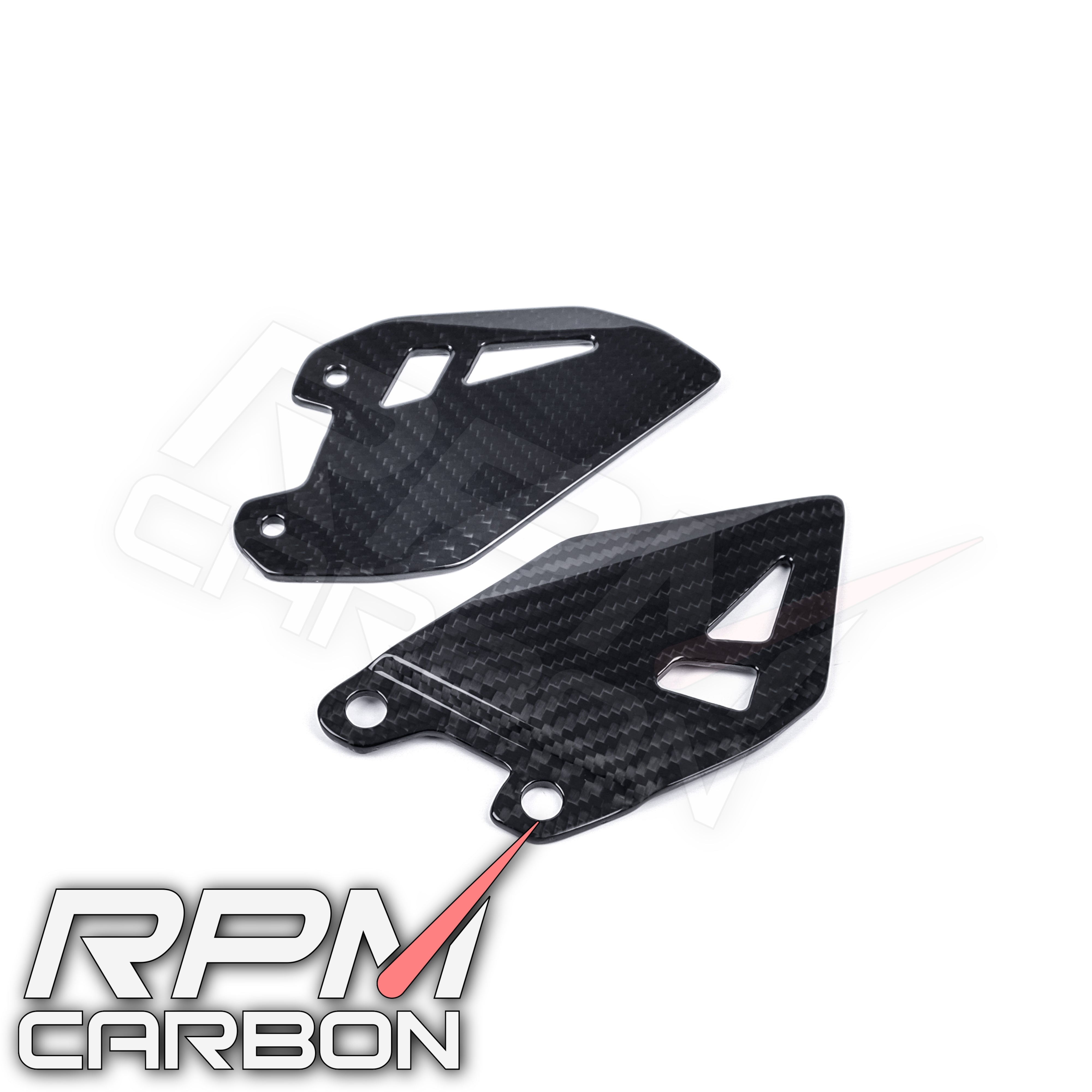Kawasaki ZH2 Carbon Fiber Heel Guards