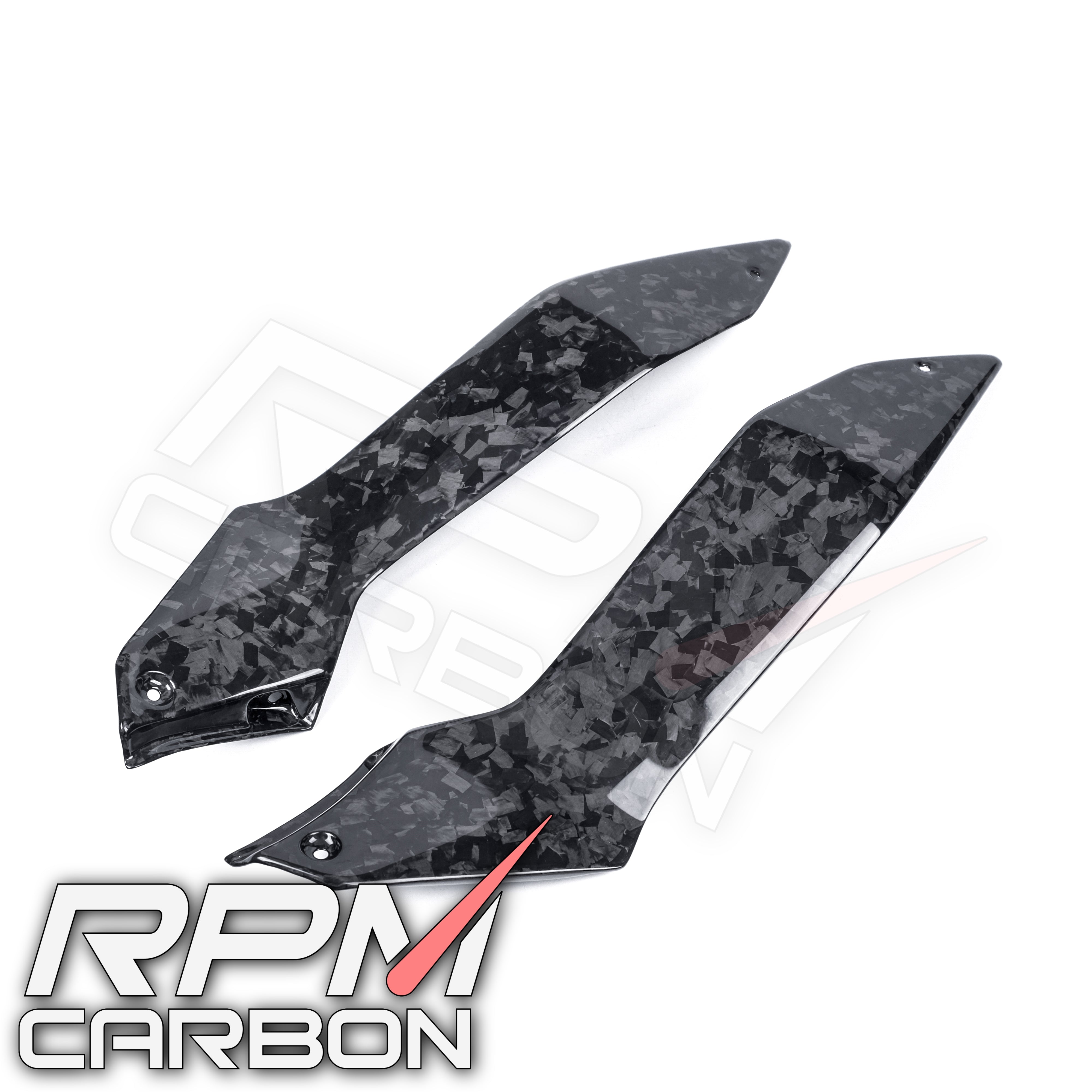 Kawasaki Z H2 Carbon Fiber Chain Tank Side Panels