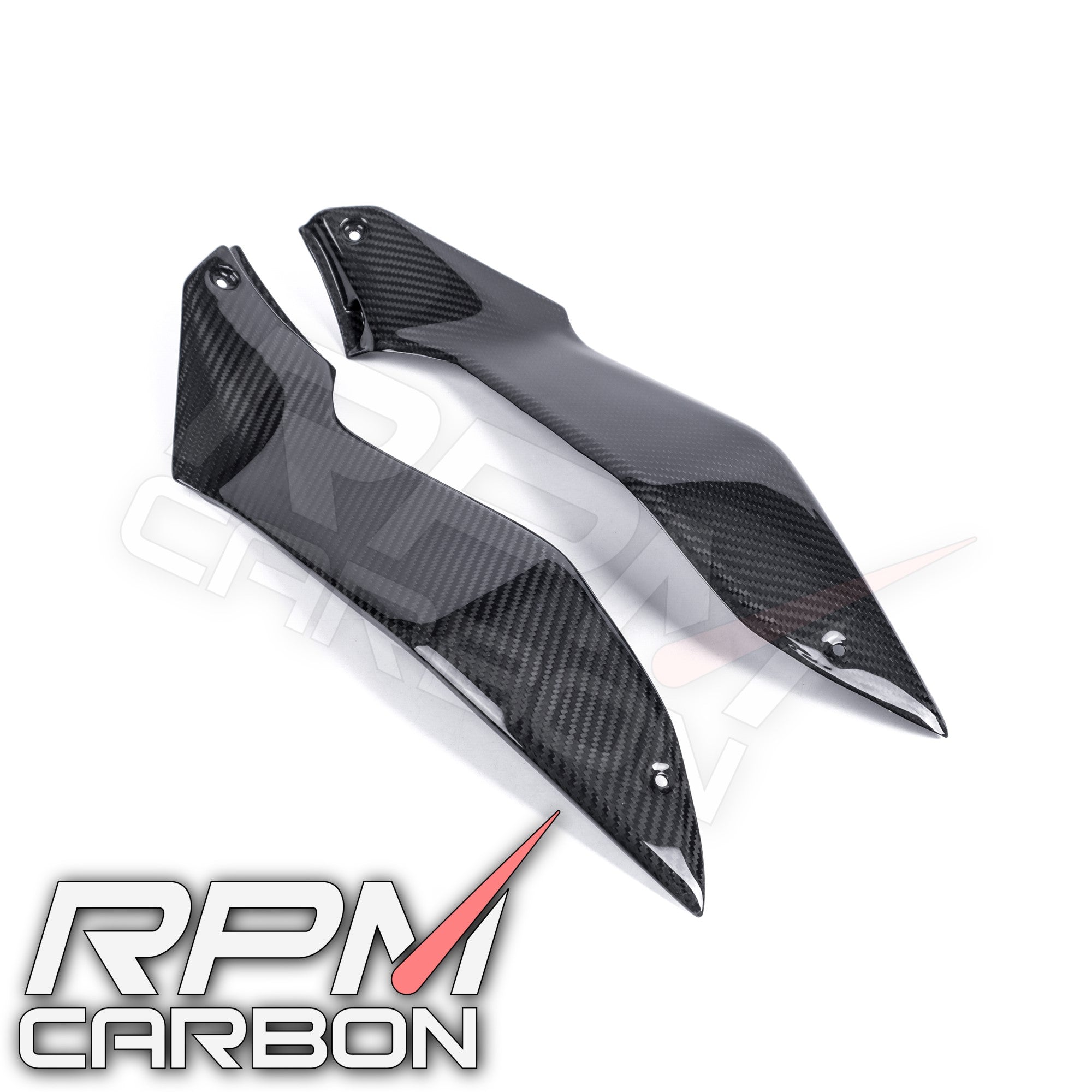 Kawasaki Z H2 Carbon Fiber Chain Tank Side Panels