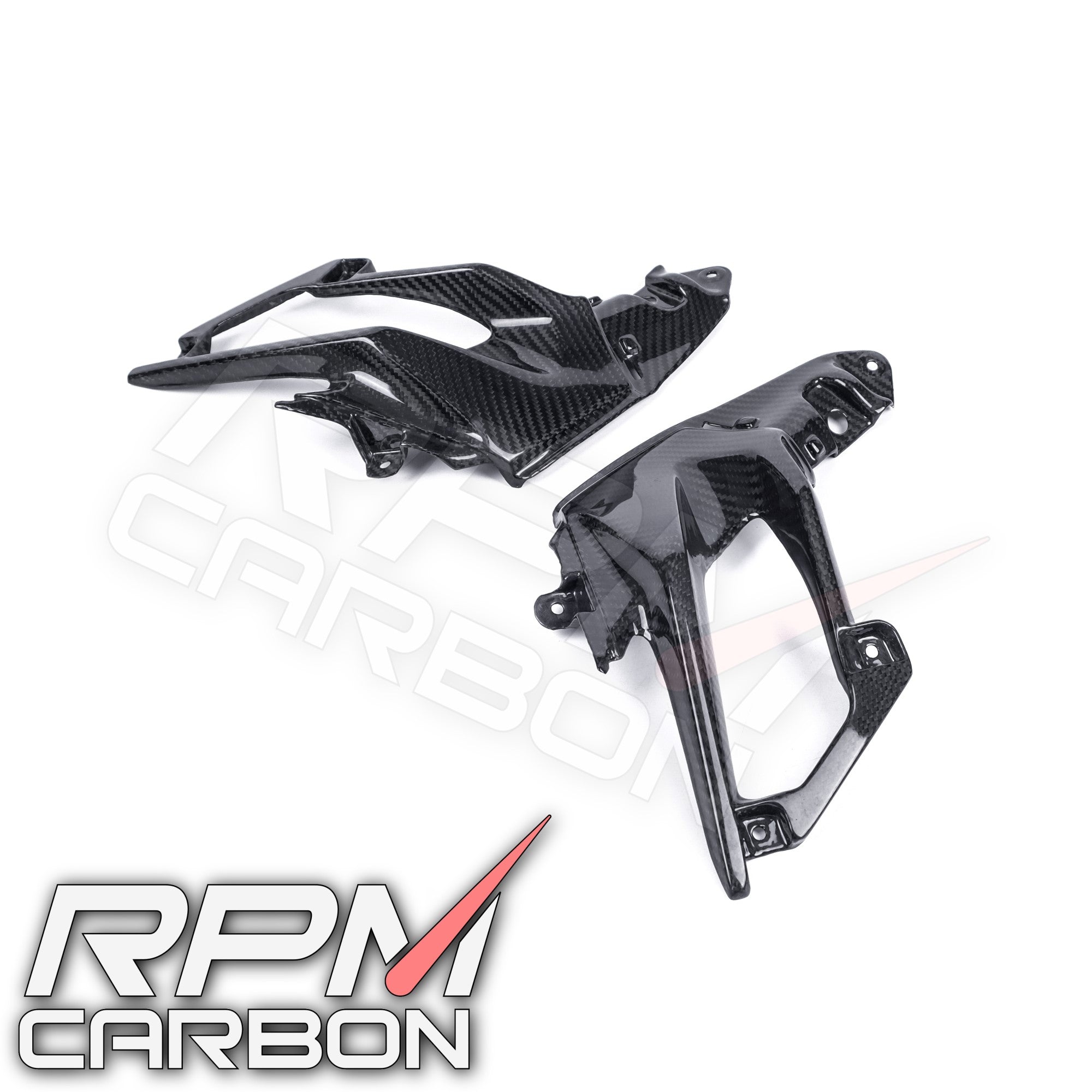 Kawasaki Ninja 400 Z400 Seitenverkleidungen aus Carbonfaser