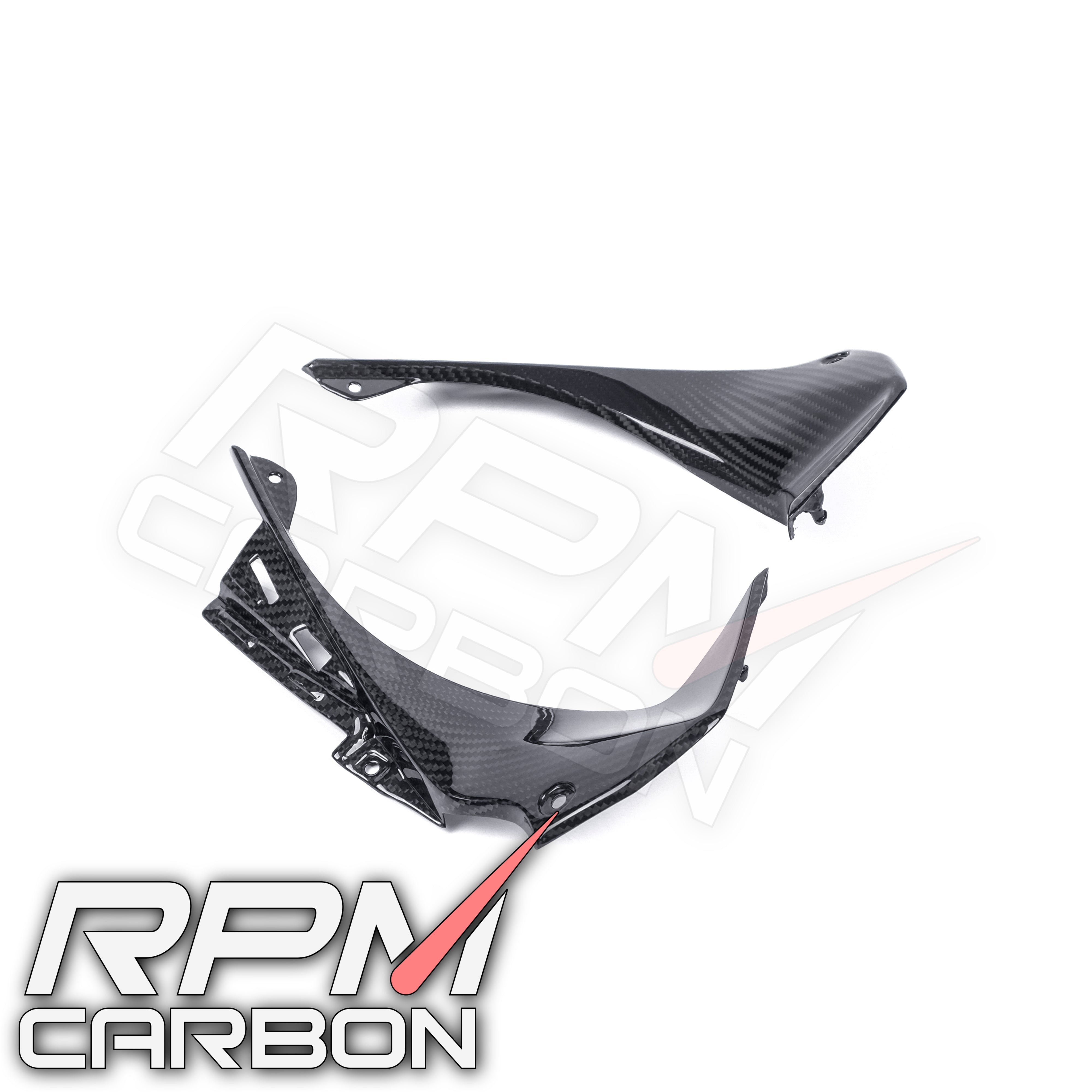 Kawasaki ZX-6R Carbon Fiber Dash Side Panels