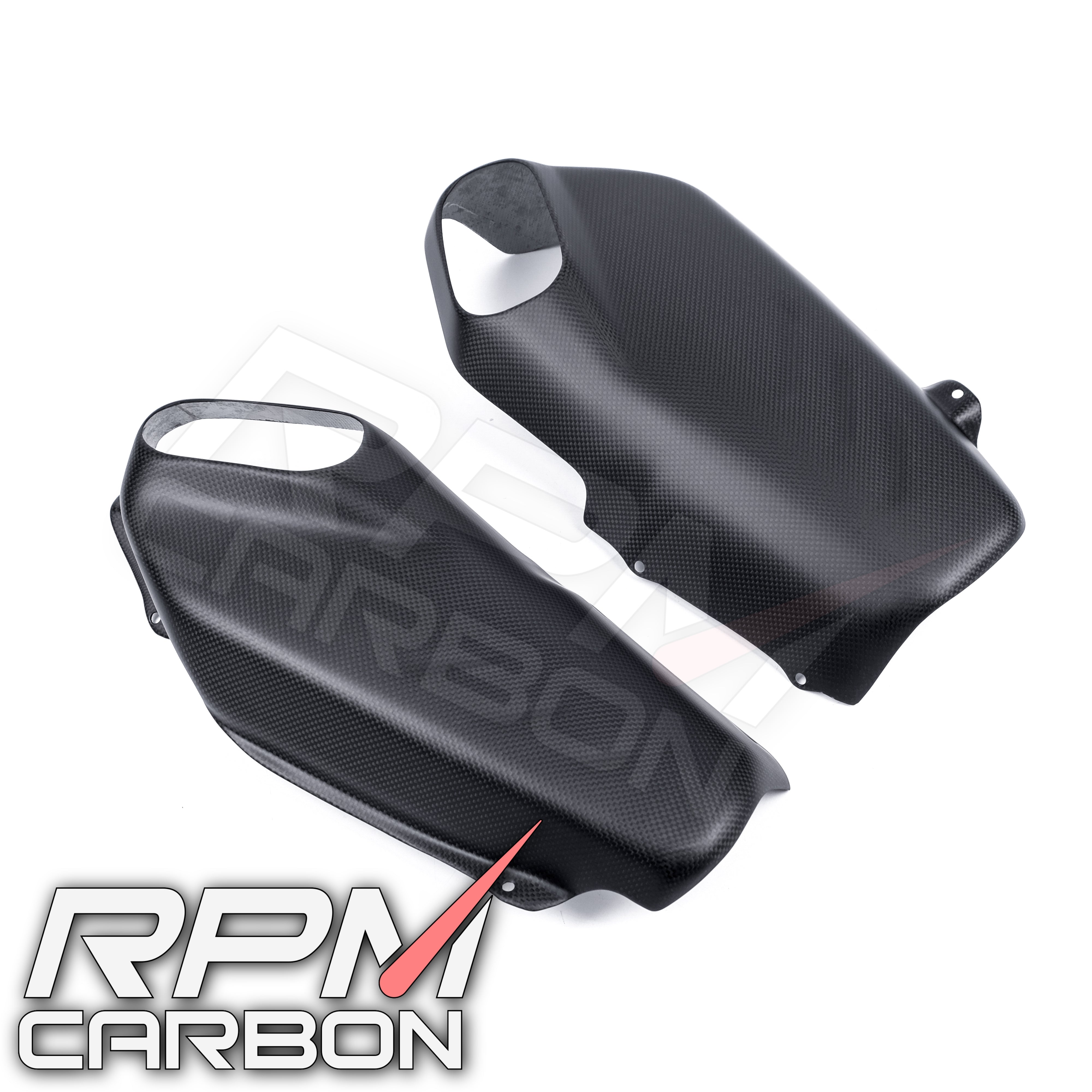 Ducati Panigale/Streetfighter V4 Carbon Fiber Stock Exhaust Side Panels