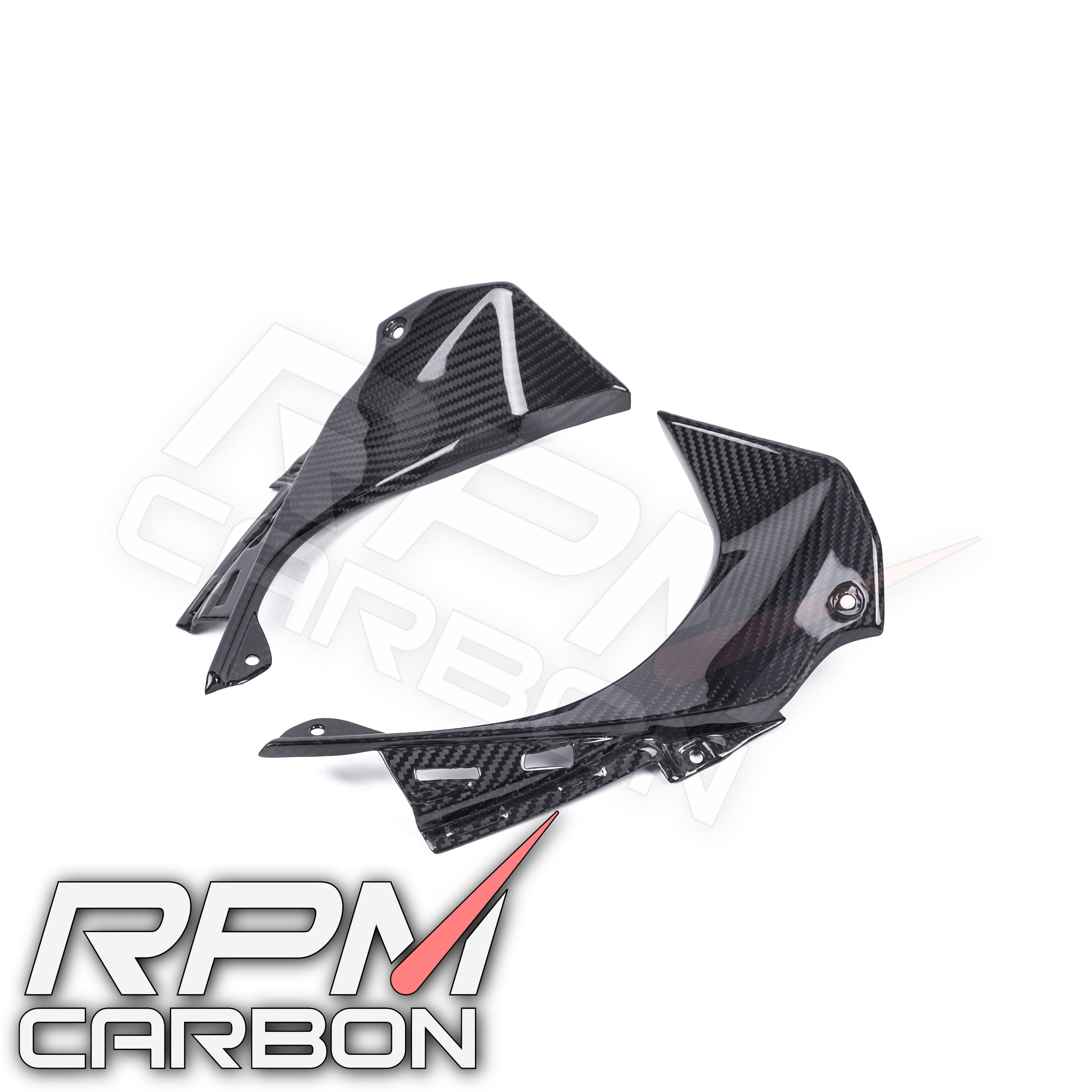 Kawasaki ZX-6R Carbon Fiber Dash Side Panels