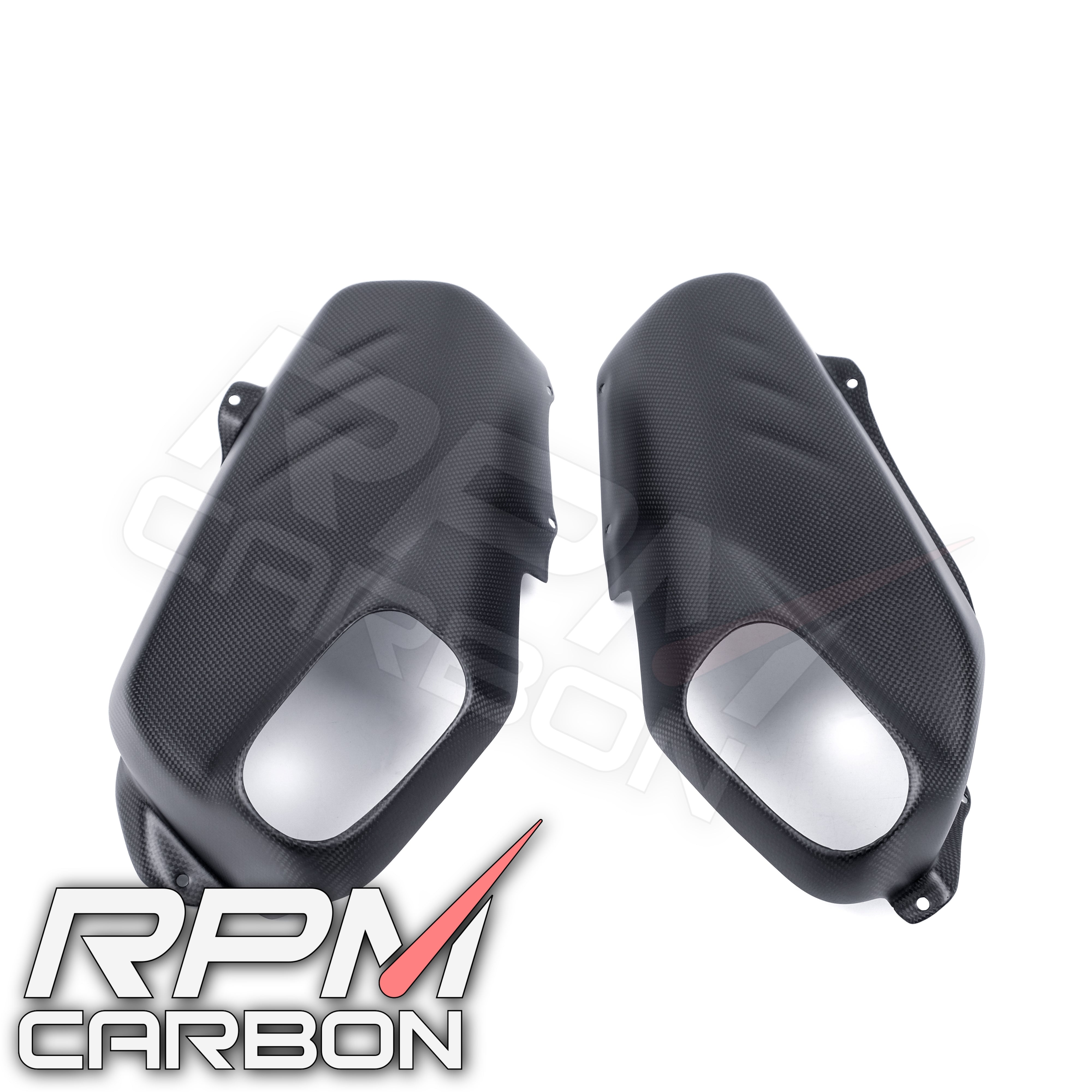 Ducati Panigale/Streetfighter V4 Carbon Fiber Stock Exhaust Side Panels