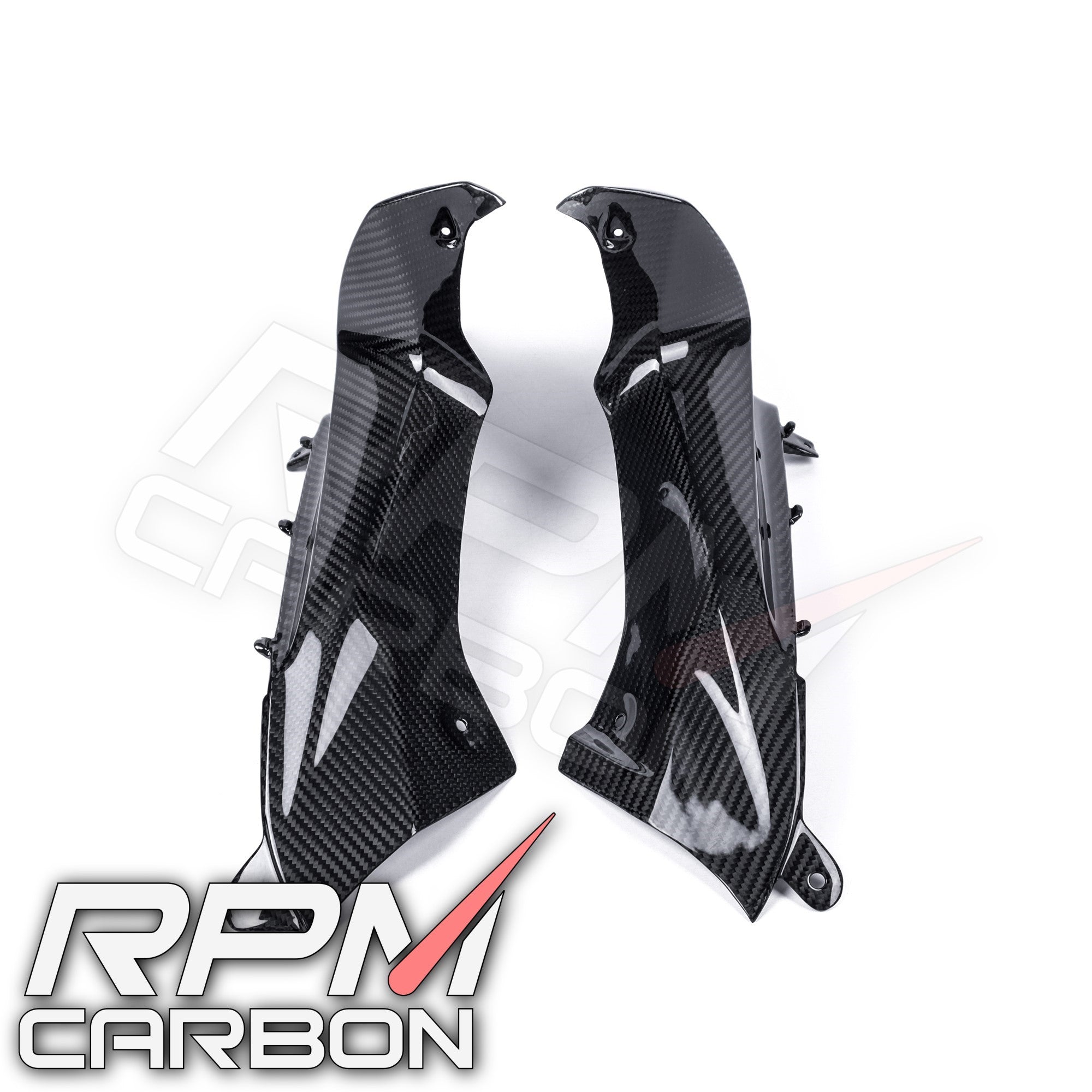 Suzuki GSX-R 1000 2009-2016 Carbon Fiber Upper Side Fairings Cowls