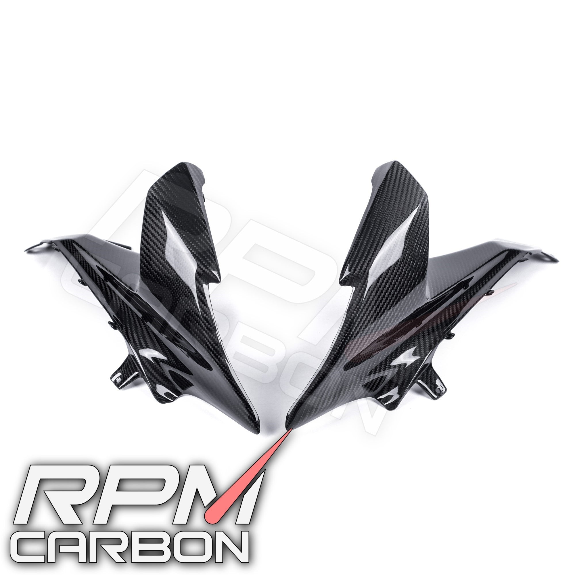 Suzuki GSX-R 1000 2009-2016 Carbon Fiber Upper Side Fairings Cowls
