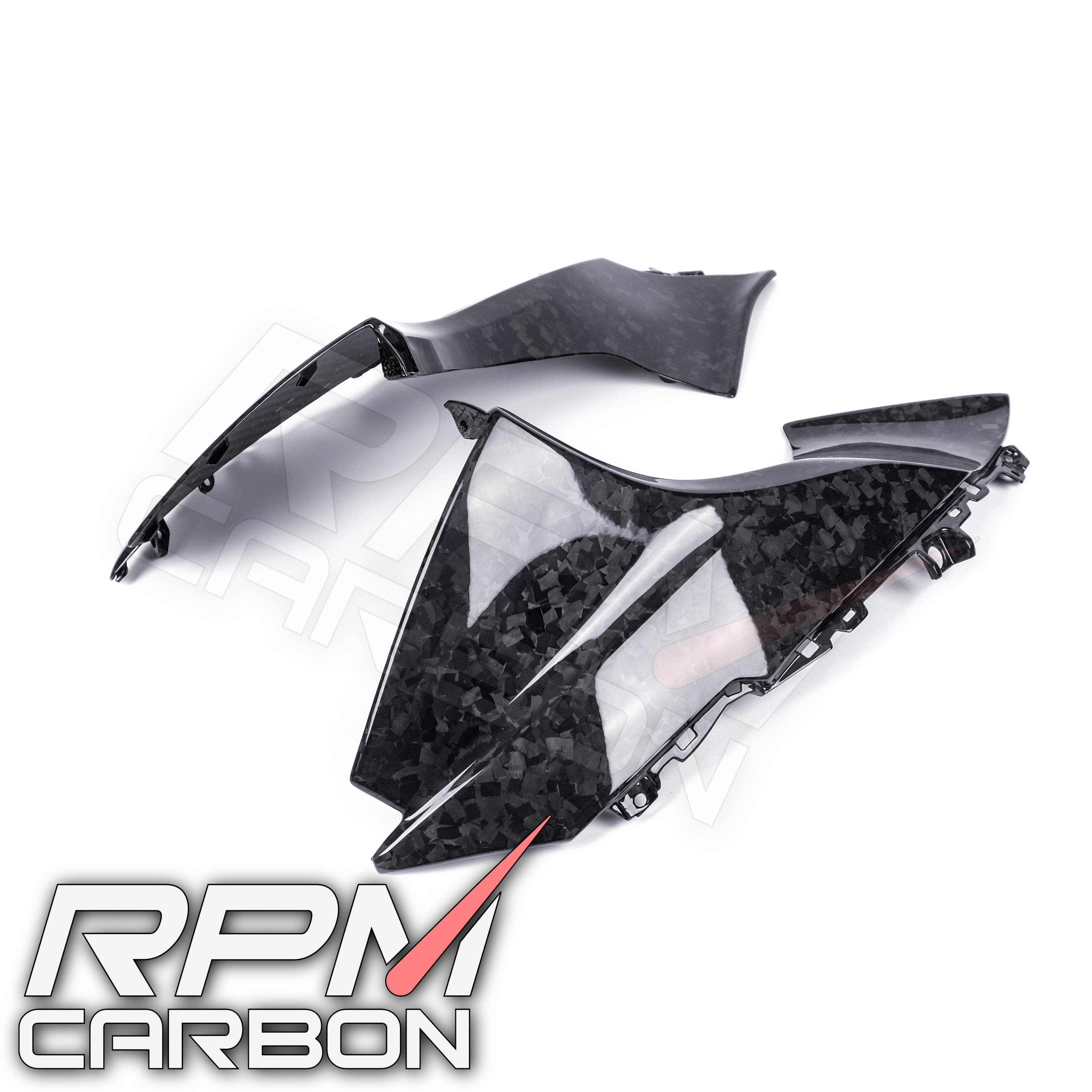 Suzuki GSX-R 1000 2017+ Carbon Fiber Upper Side Fairings Cowls