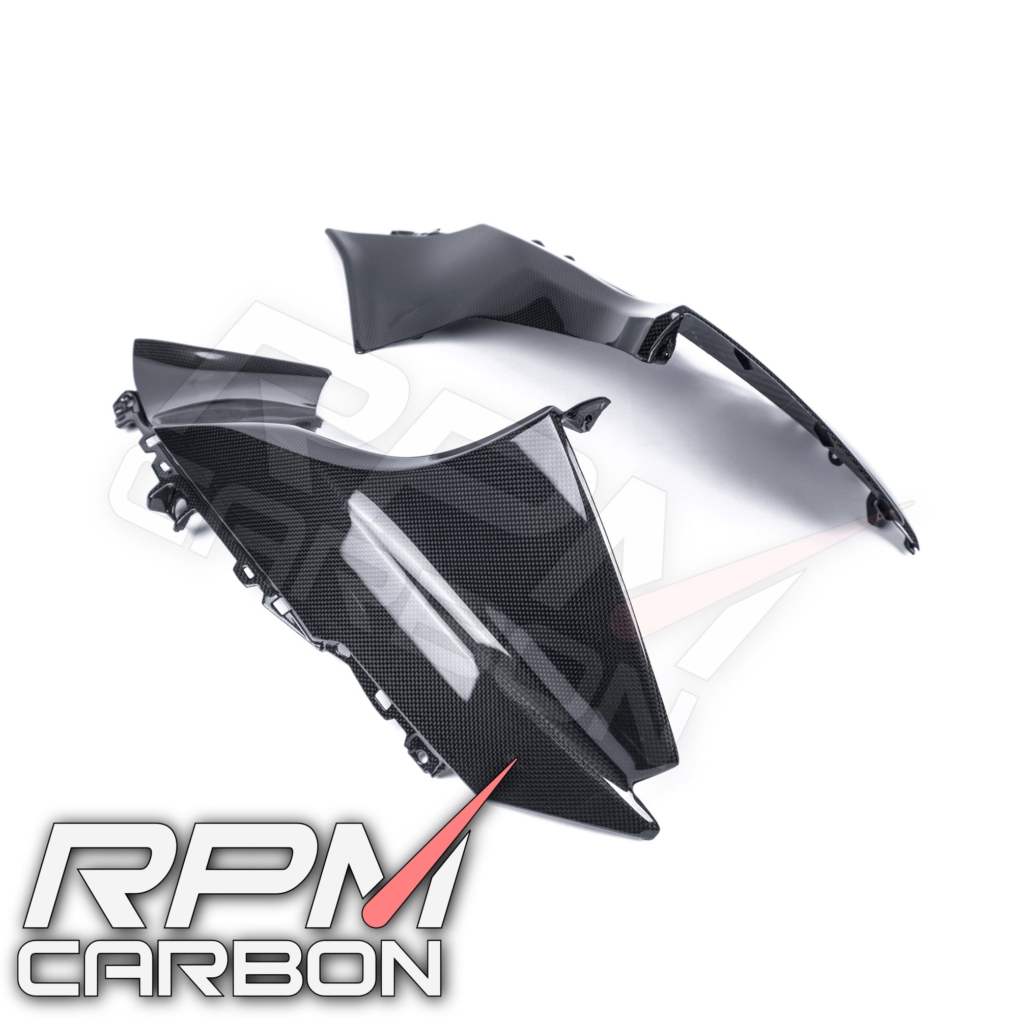 Suzuki GSX-R 1000 2017+ Carbon Fiber Upper Side Fairings Cowls
