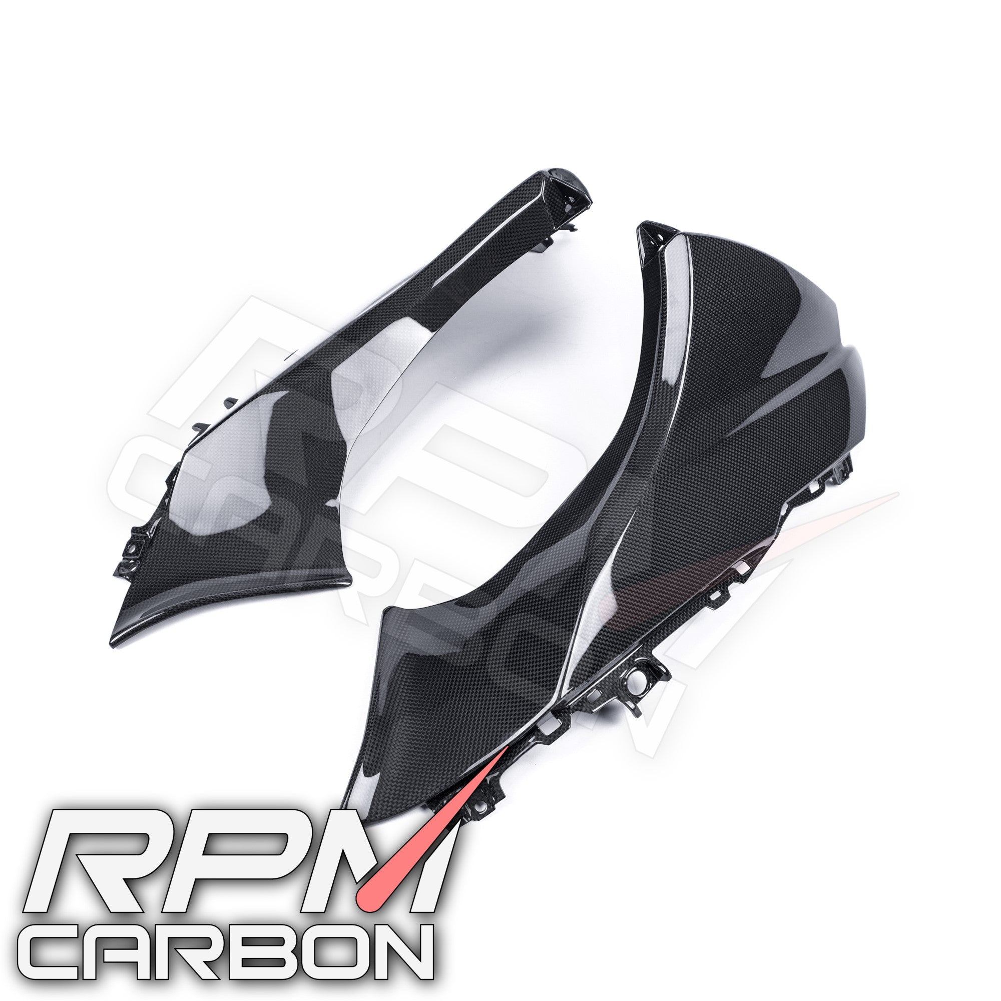 Suzuki GSX-R 1000 2017+ Carbon Fiber Upper Side Fairings Cowls