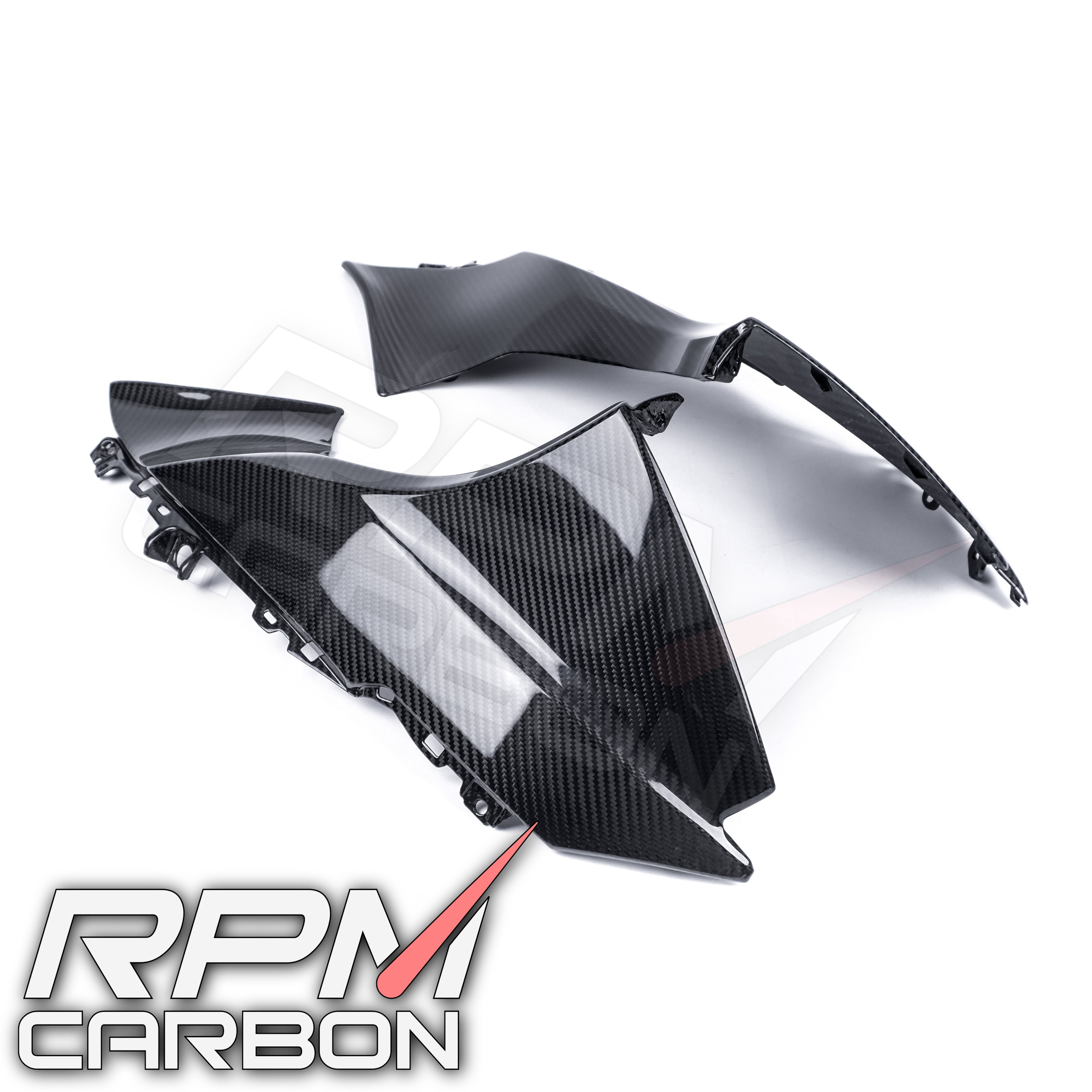 Suzuki GSX-R 1000 2017+ Carbon Fiber Upper Side Fairings Cowls