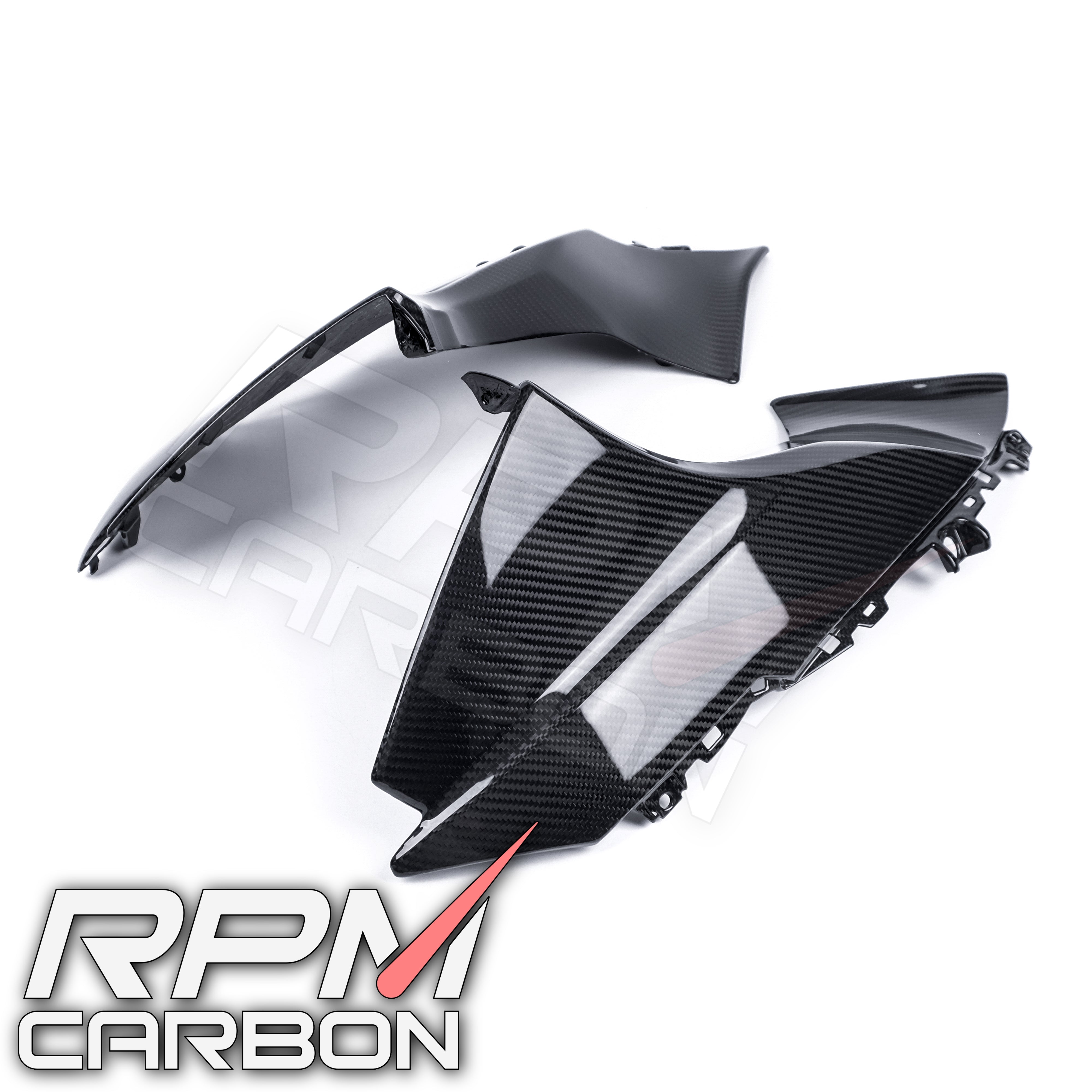 Suzuki GSX-R 1000 2017+ Carbon Fiber Upper Side Fairings Cowls