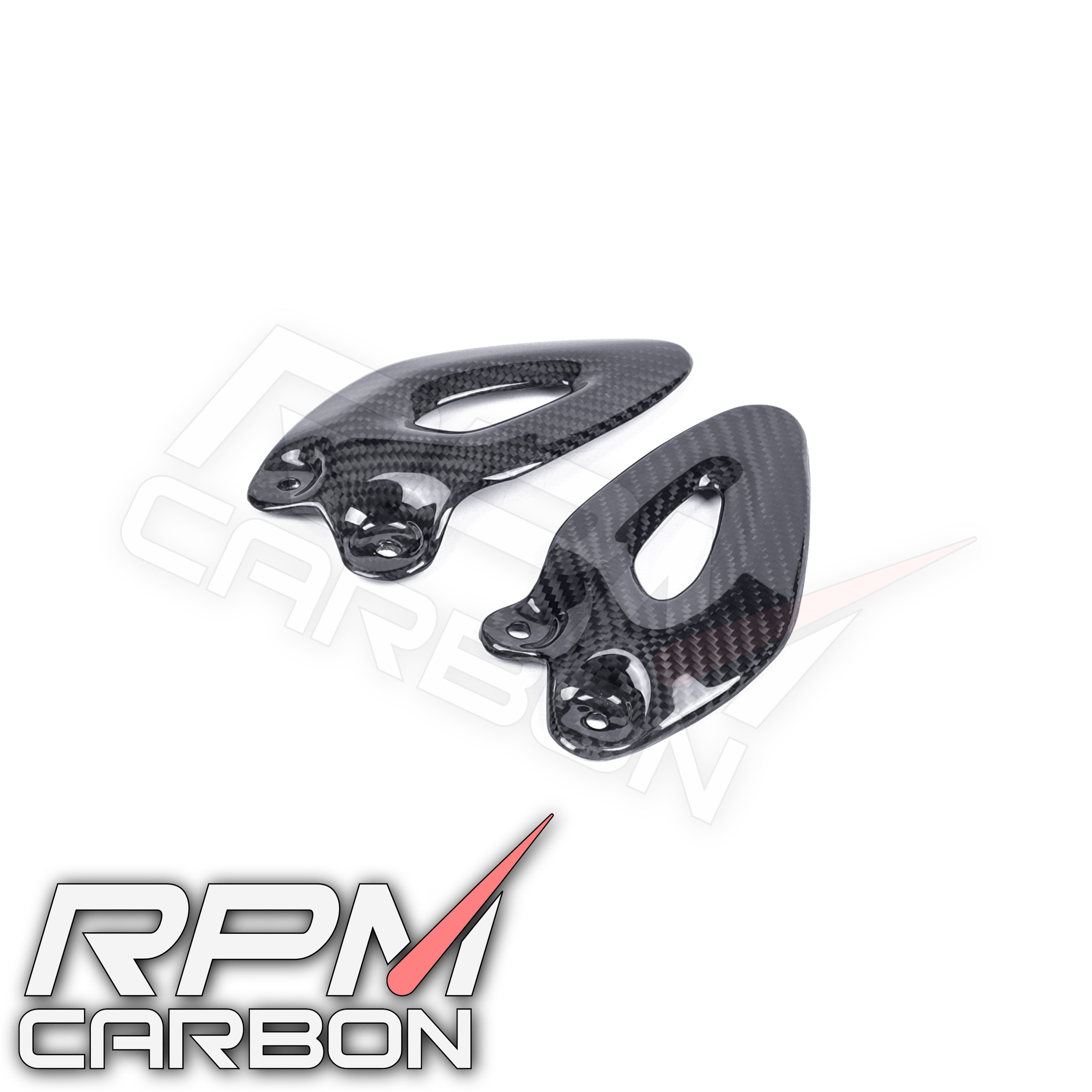 Triumph Rocket III Carbon Fiber Heel Guards