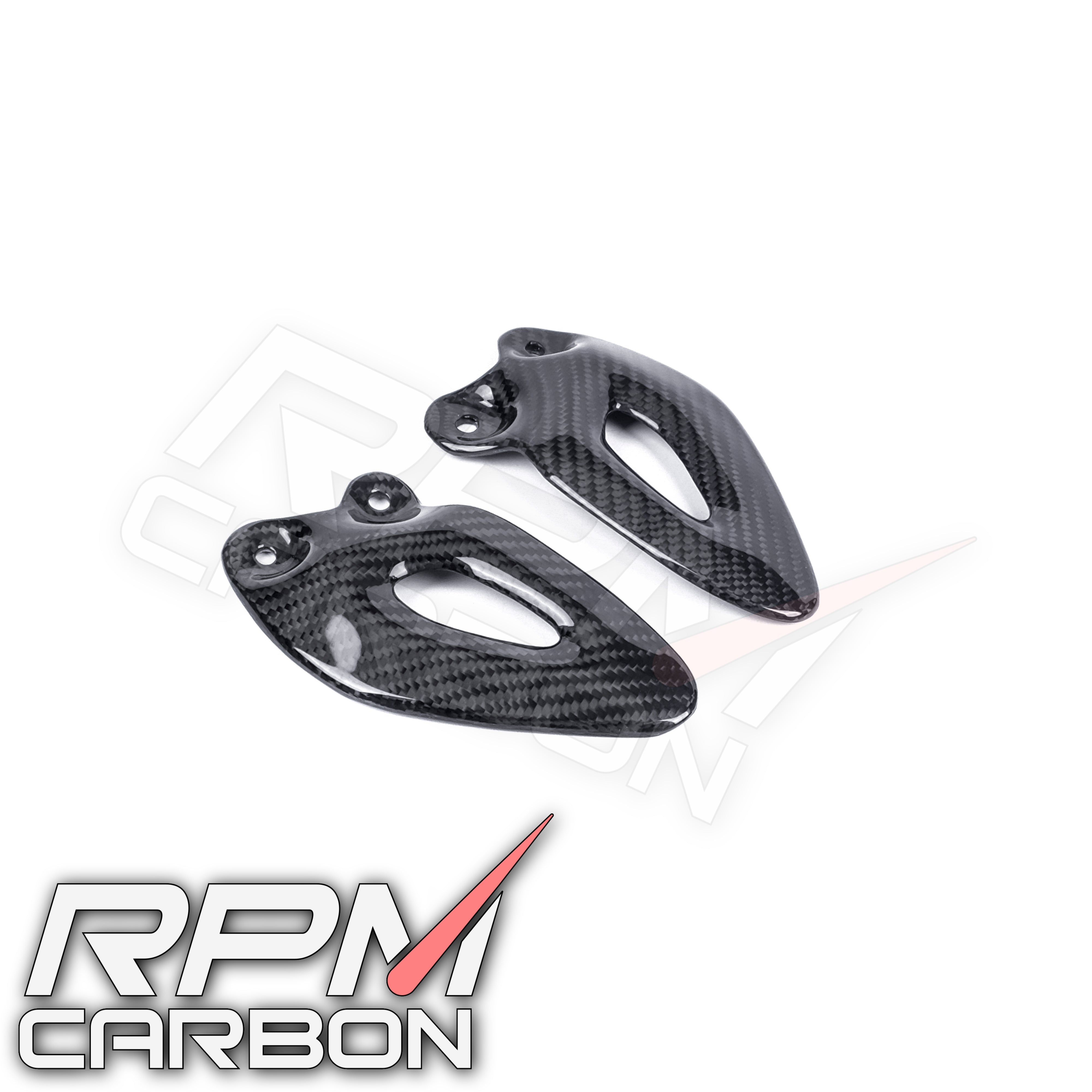 Triumph Rocket III Carbon Fiber Heel Guards