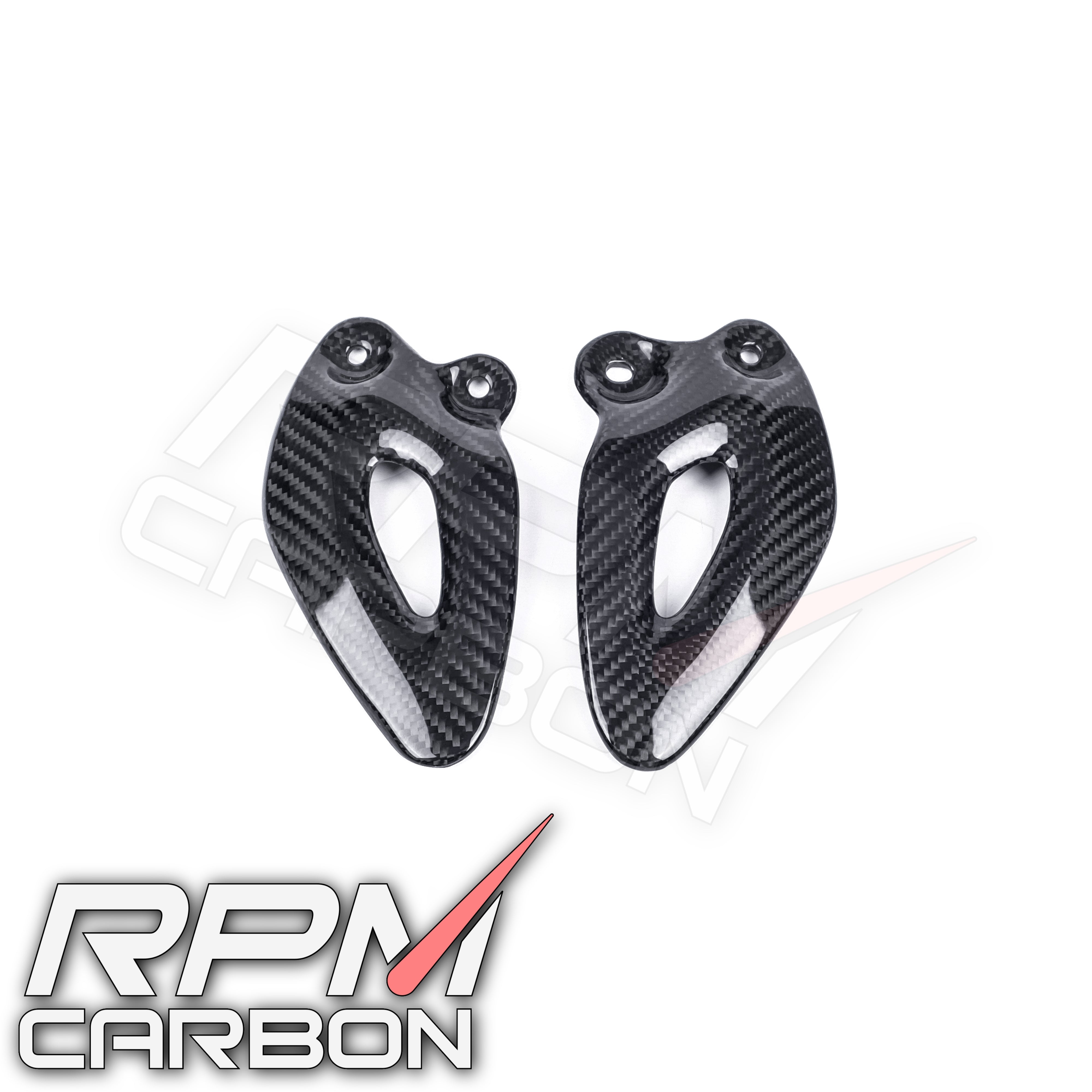 Triumph Rocket III Carbon Fiber Heel Guards