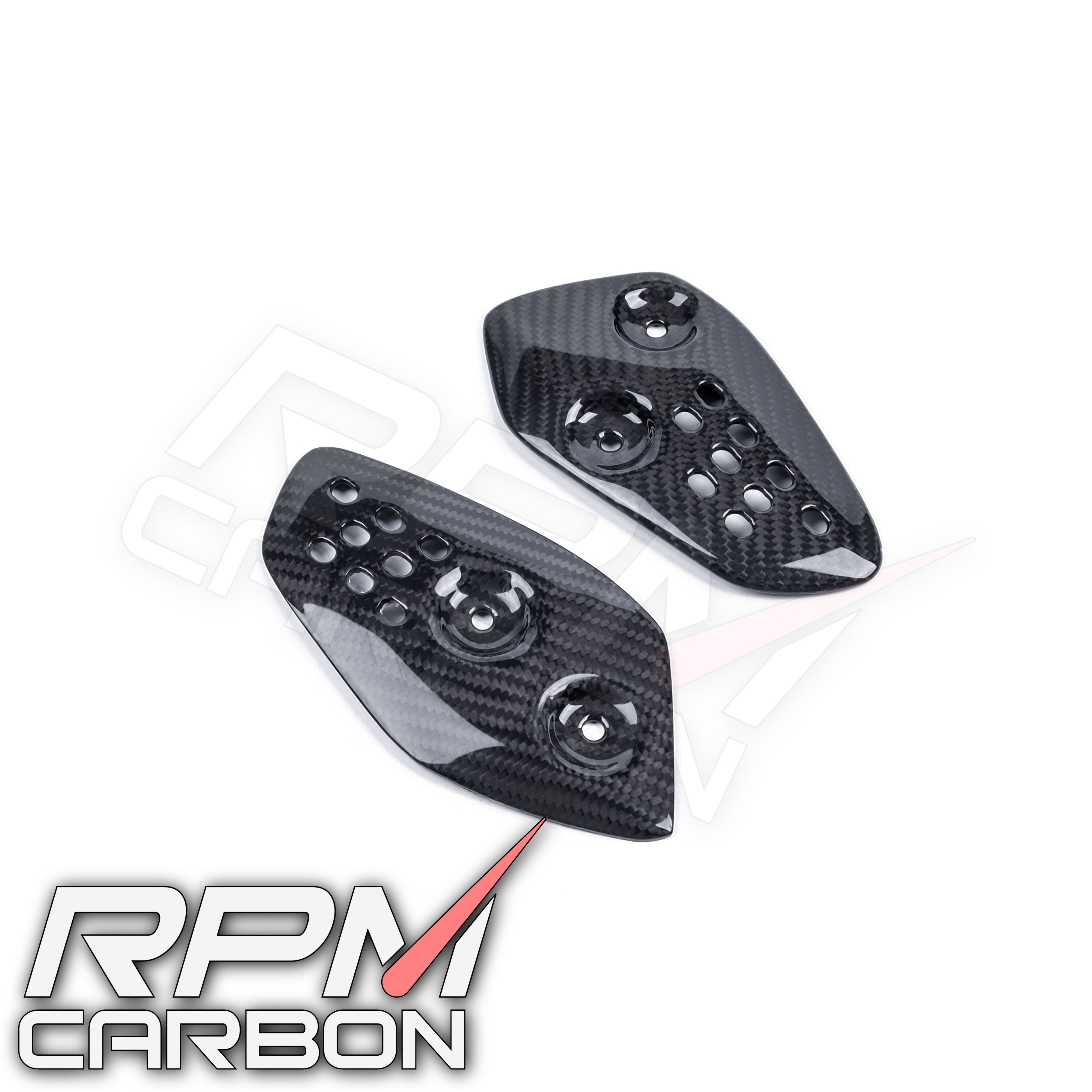 Yamaha MT07 / FZ07 Carbon Fiber Heel Guards