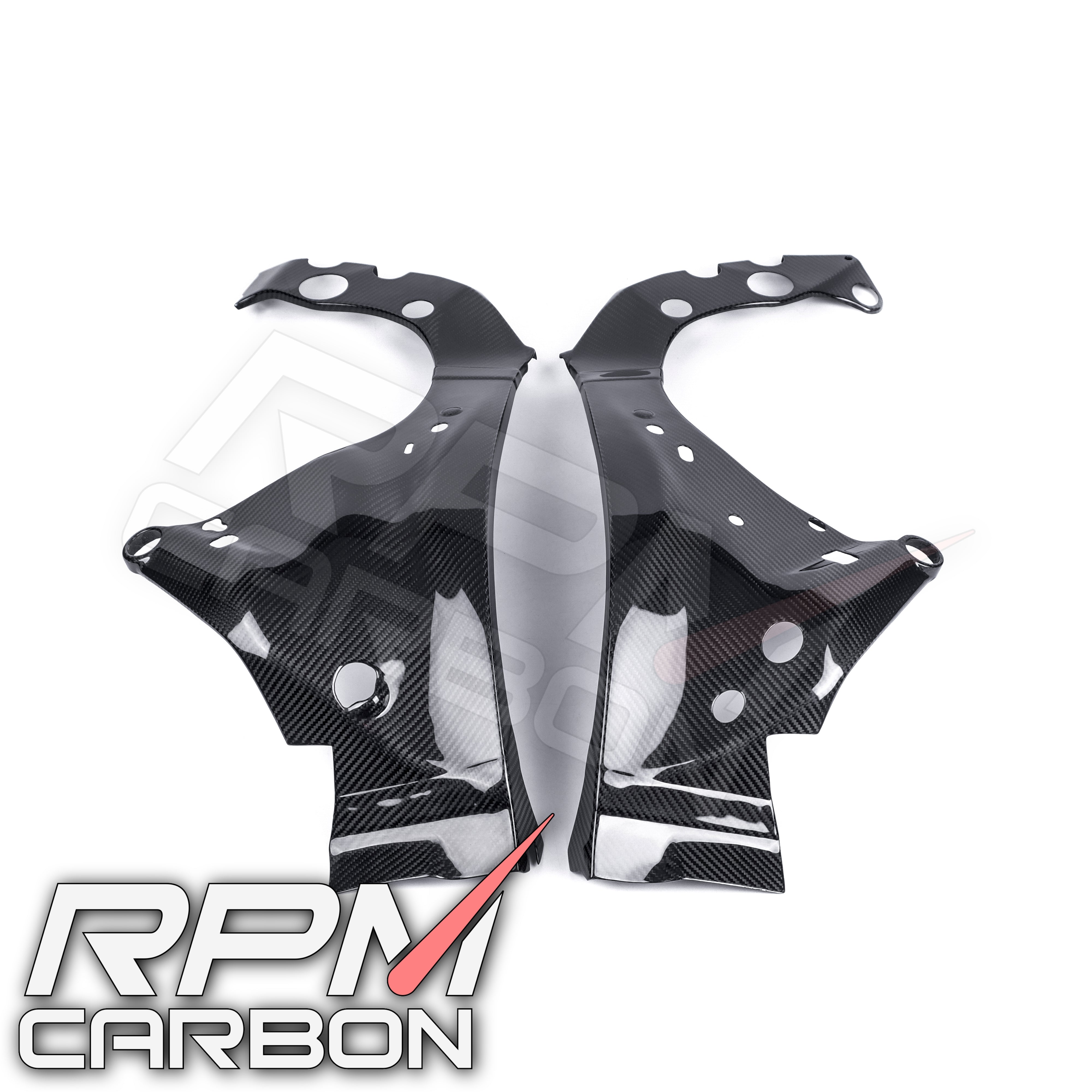 Yamaha R1 R1M Carbon Fiber Frame Covers Protectors