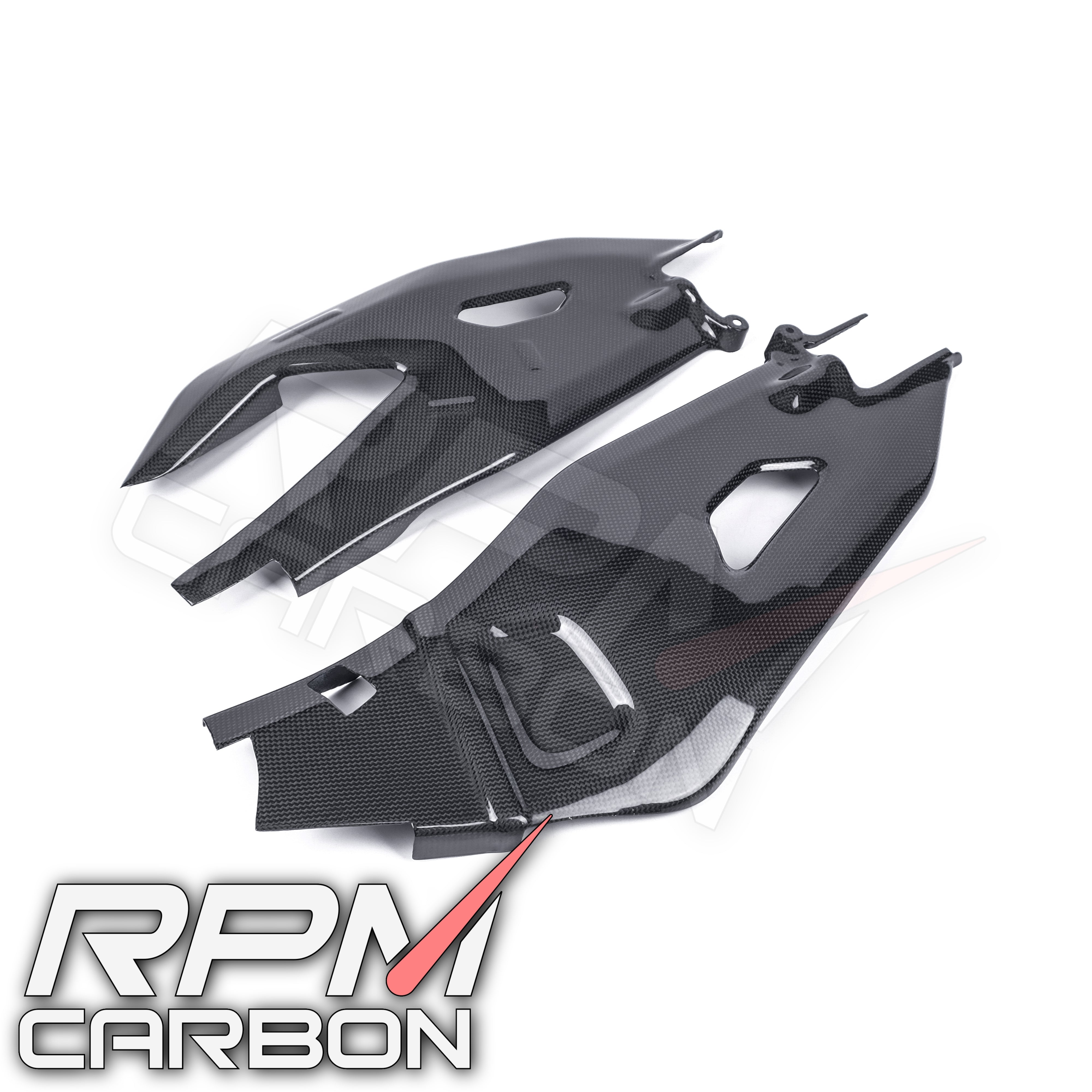 Yamaha R1 MT-10 Carbon Fiber Swingarm Covers Protectors