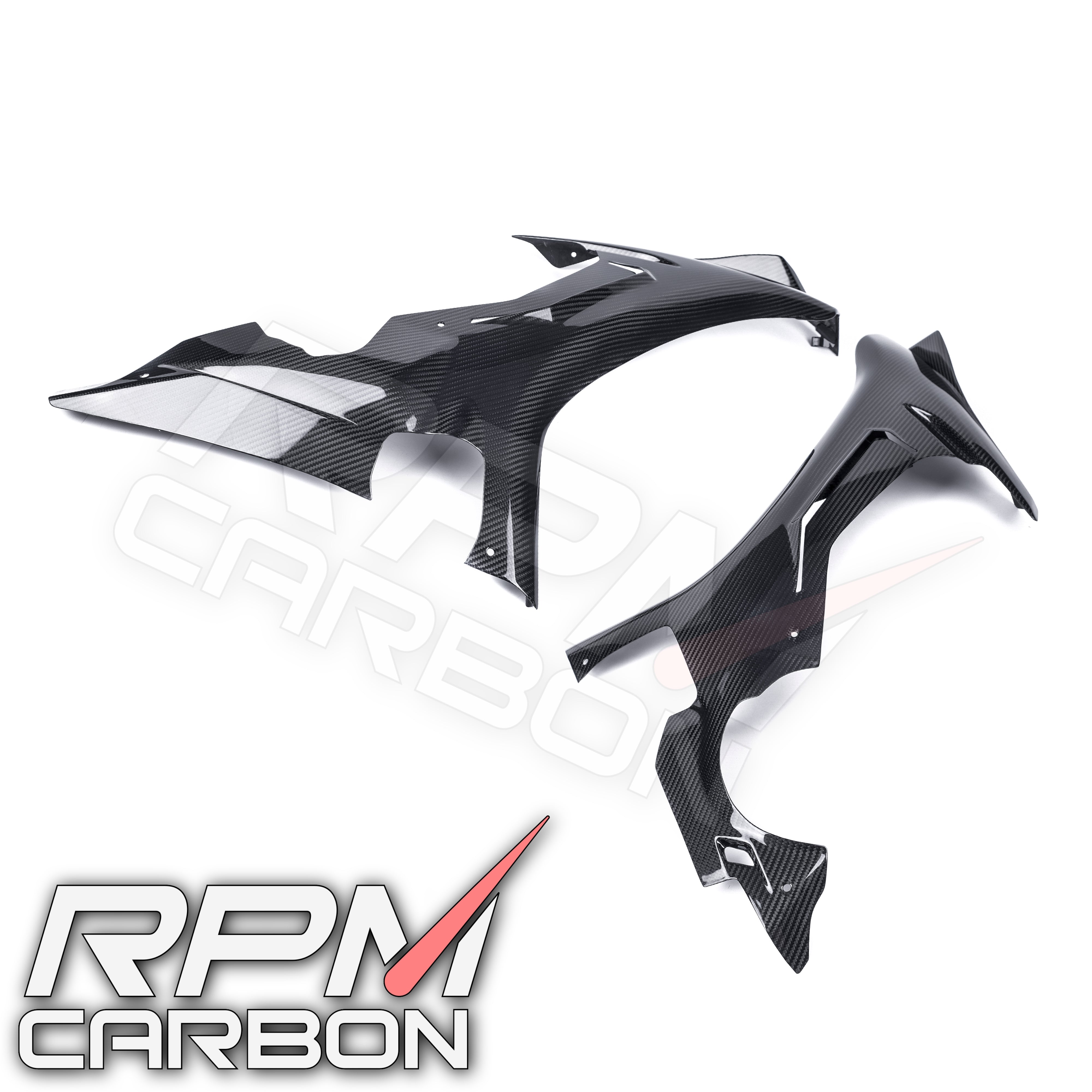 Yamaha R1 R1M Side Fairings in Carbon Fiber