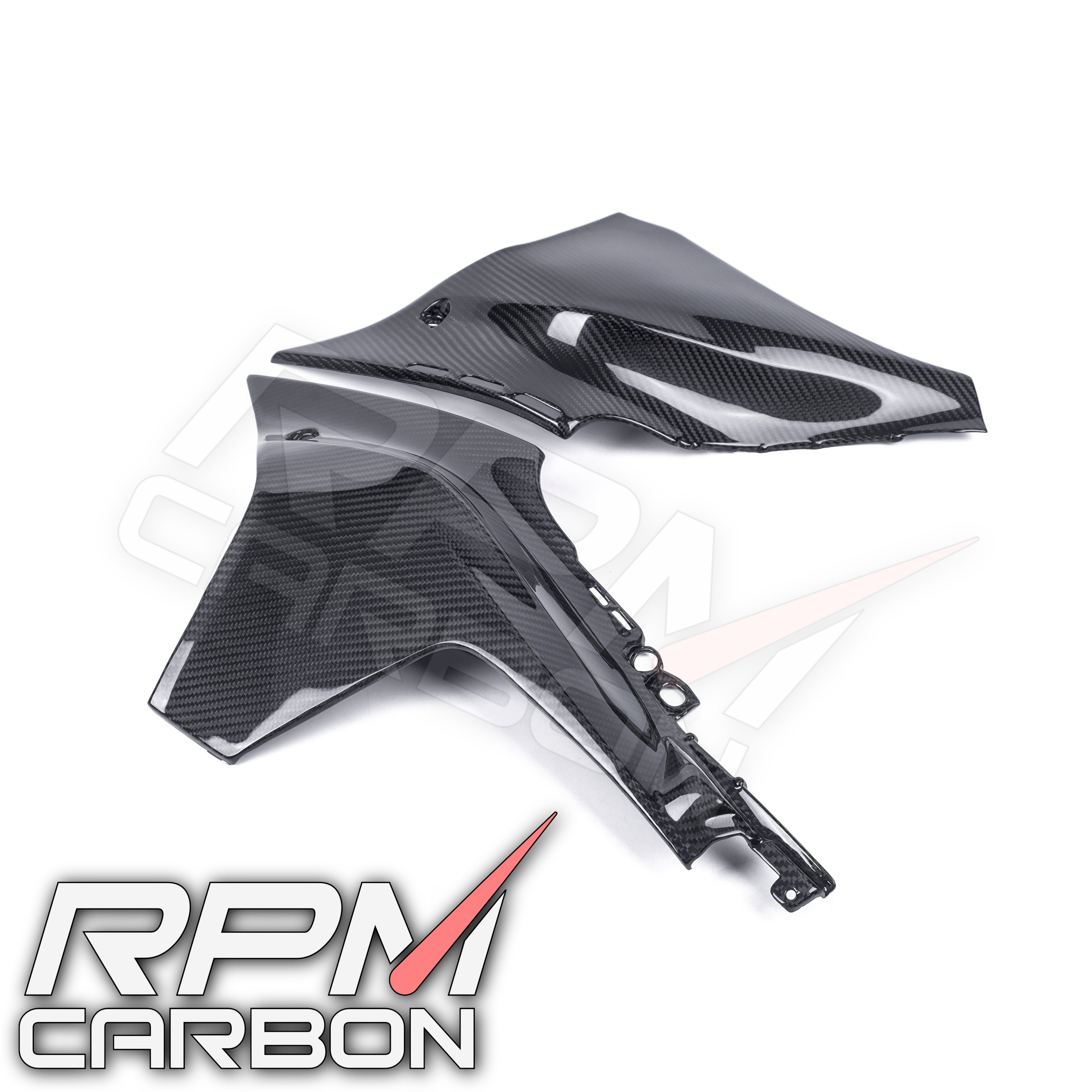 Yamaha R1 R1M 2020+ Carbon Fiber Upper Side Panels Fairings