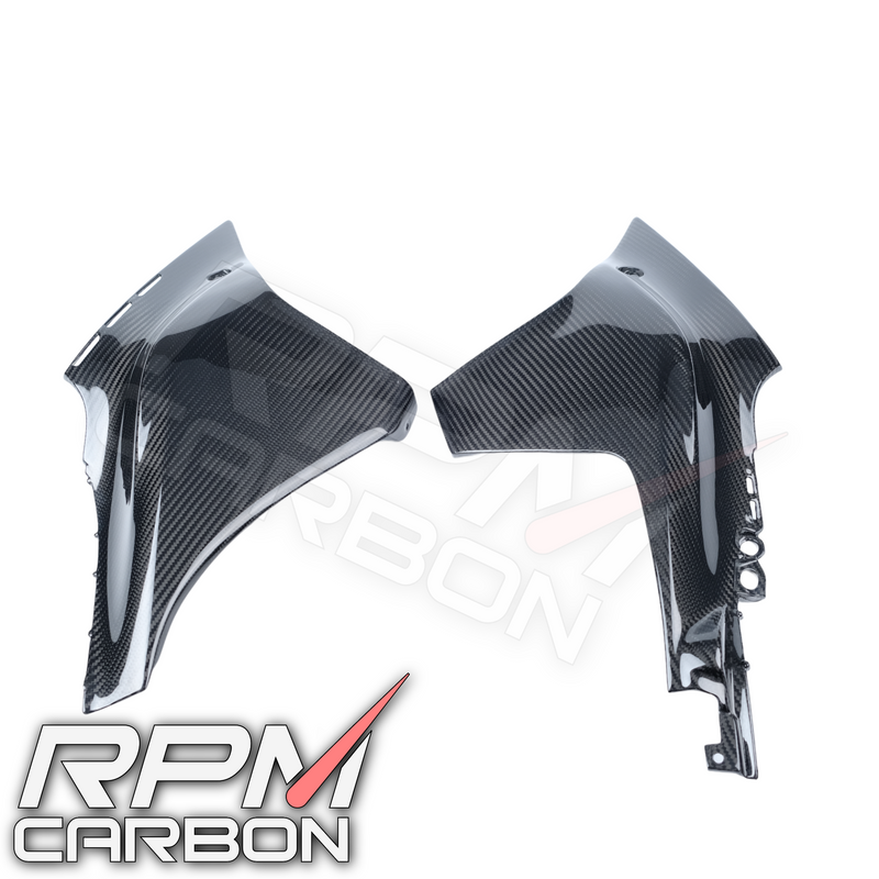 Yamaha R1 R1M 2020+ Carbon Fiber Upper Side Panels Fairings