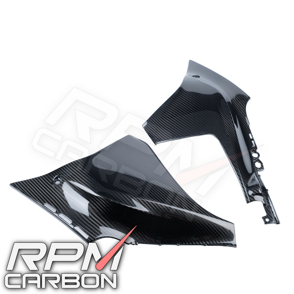 Yamaha R1 R1M 2020+ Carbon Fiber Upper Side Panels Fairings
