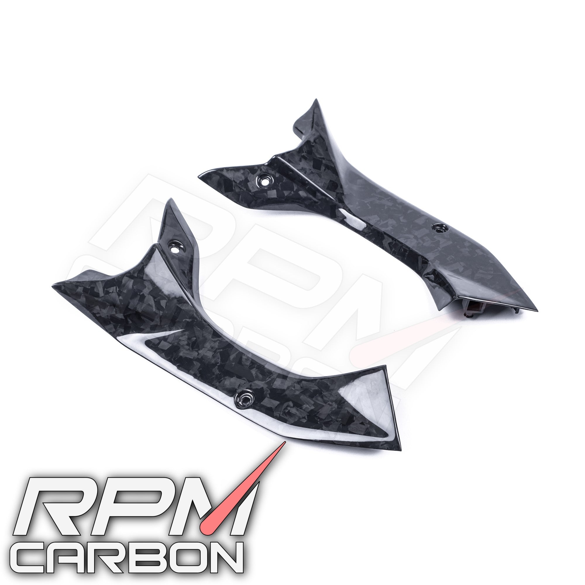 Yamaha R6 Carbon Fiber Dash Panel Side Covers