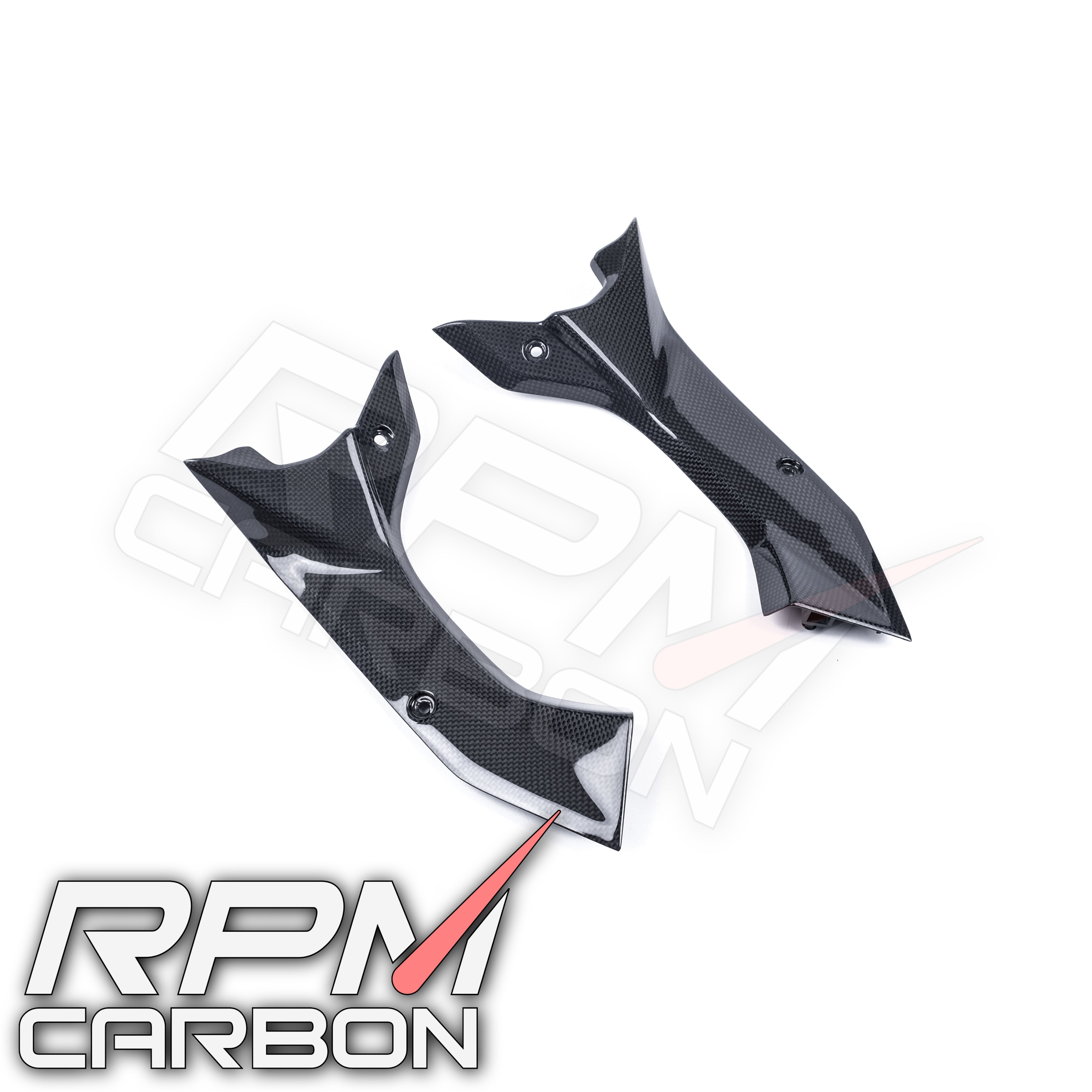 Yamaha R6 Carbon Fiber Dash Panel Side Covers