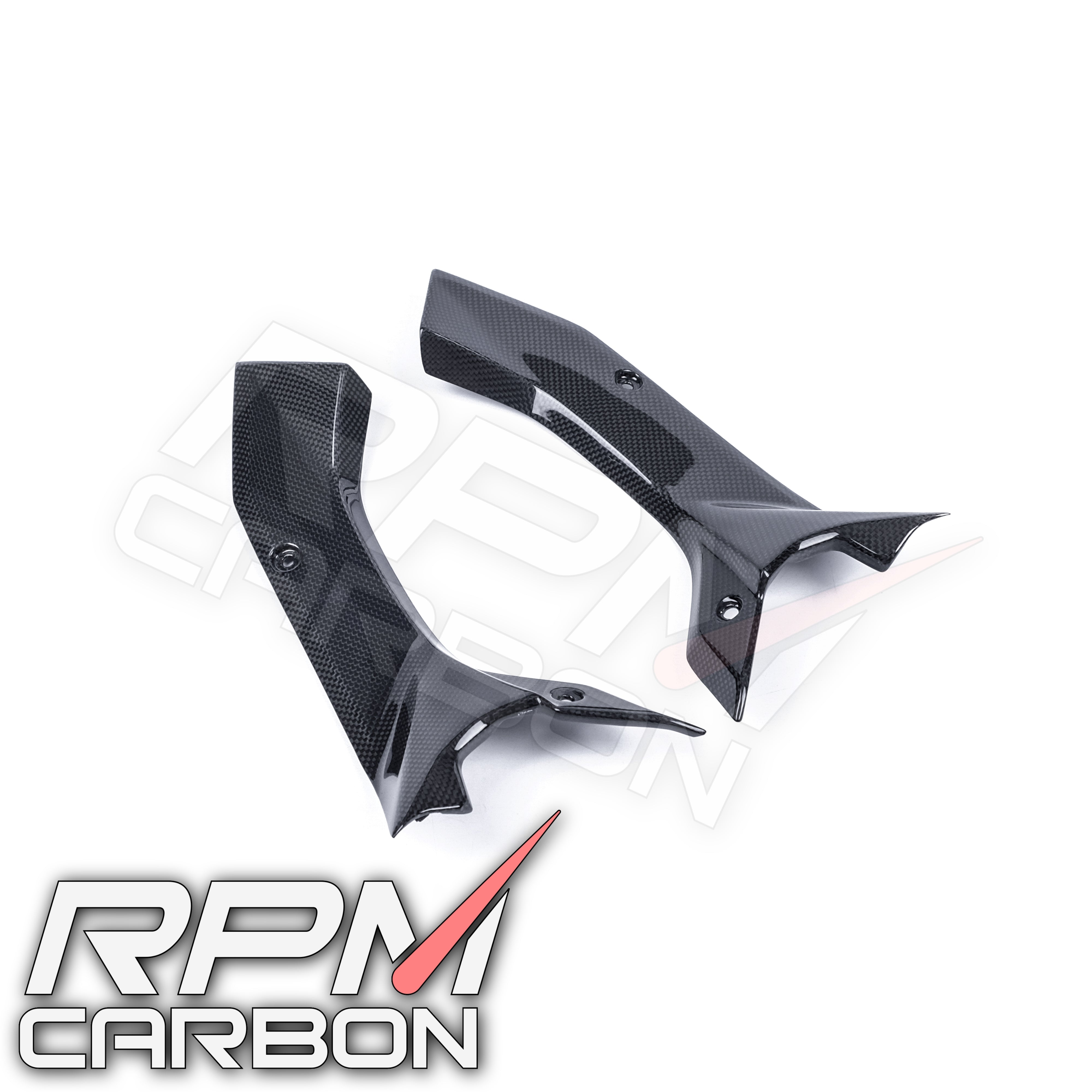 Yamaha R6 Carbon Fiber Dash Panel Side Covers