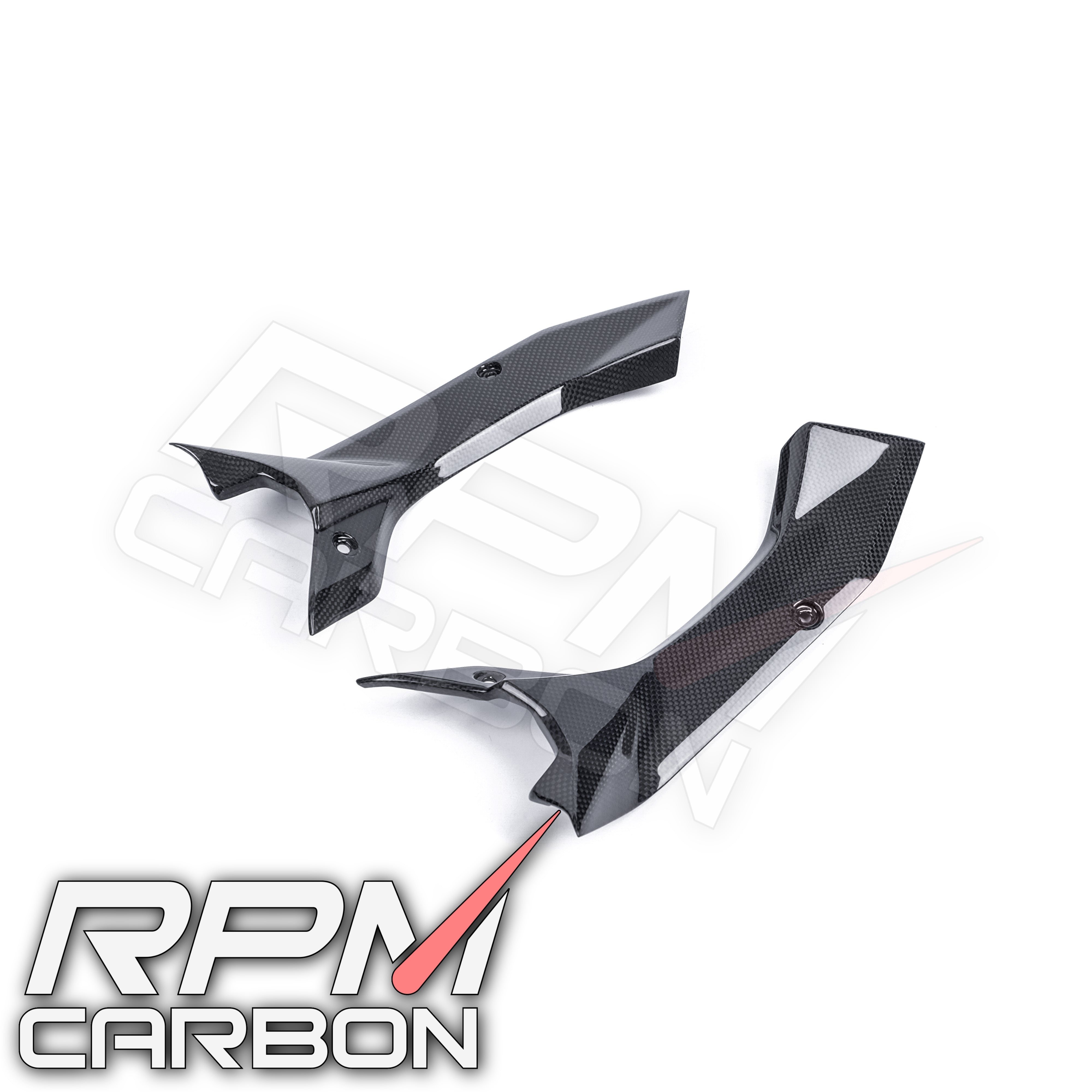 Yamaha R6 Carbon Fiber Dash Panel Side Covers