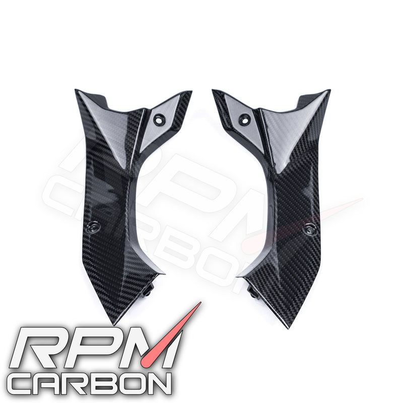 Yamaha R6 Carbon Fiber Dash Panel Side Covers