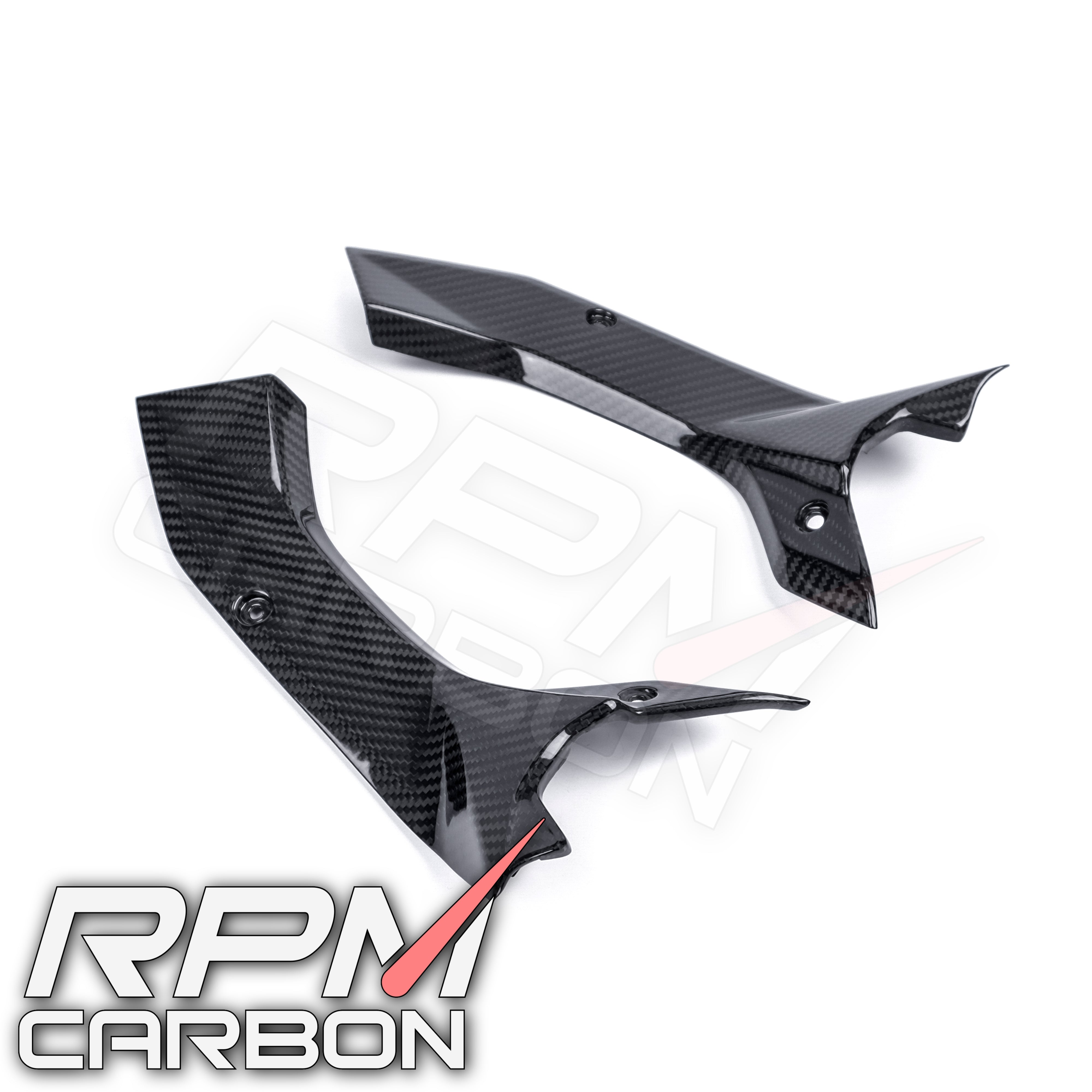 Yamaha R6 Carbon Fiber Dash Panel Side Covers