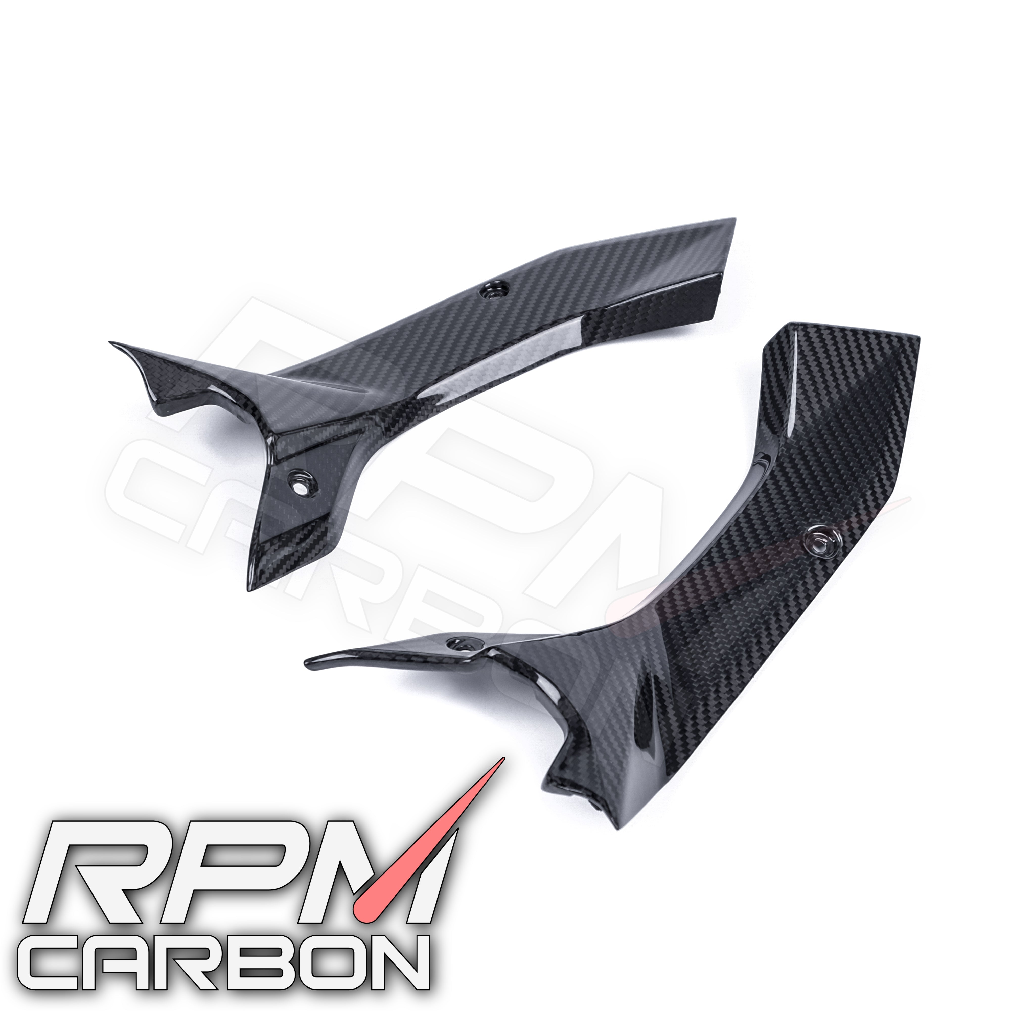 Yamaha R6 Carbon Fiber Dash Panel Side Covers
