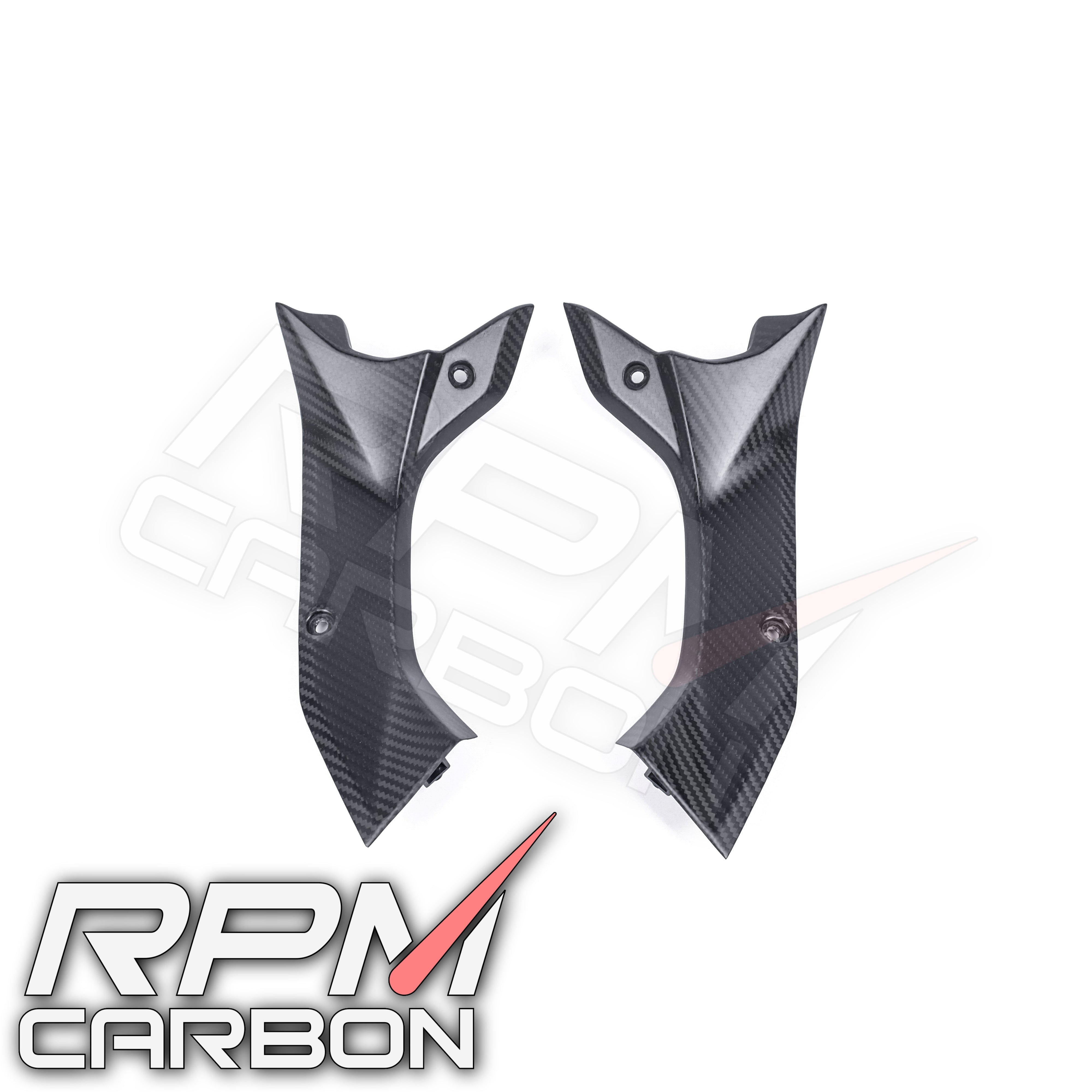 Yamaha R6 Carbon Fiber Dash Panel Side Covers
