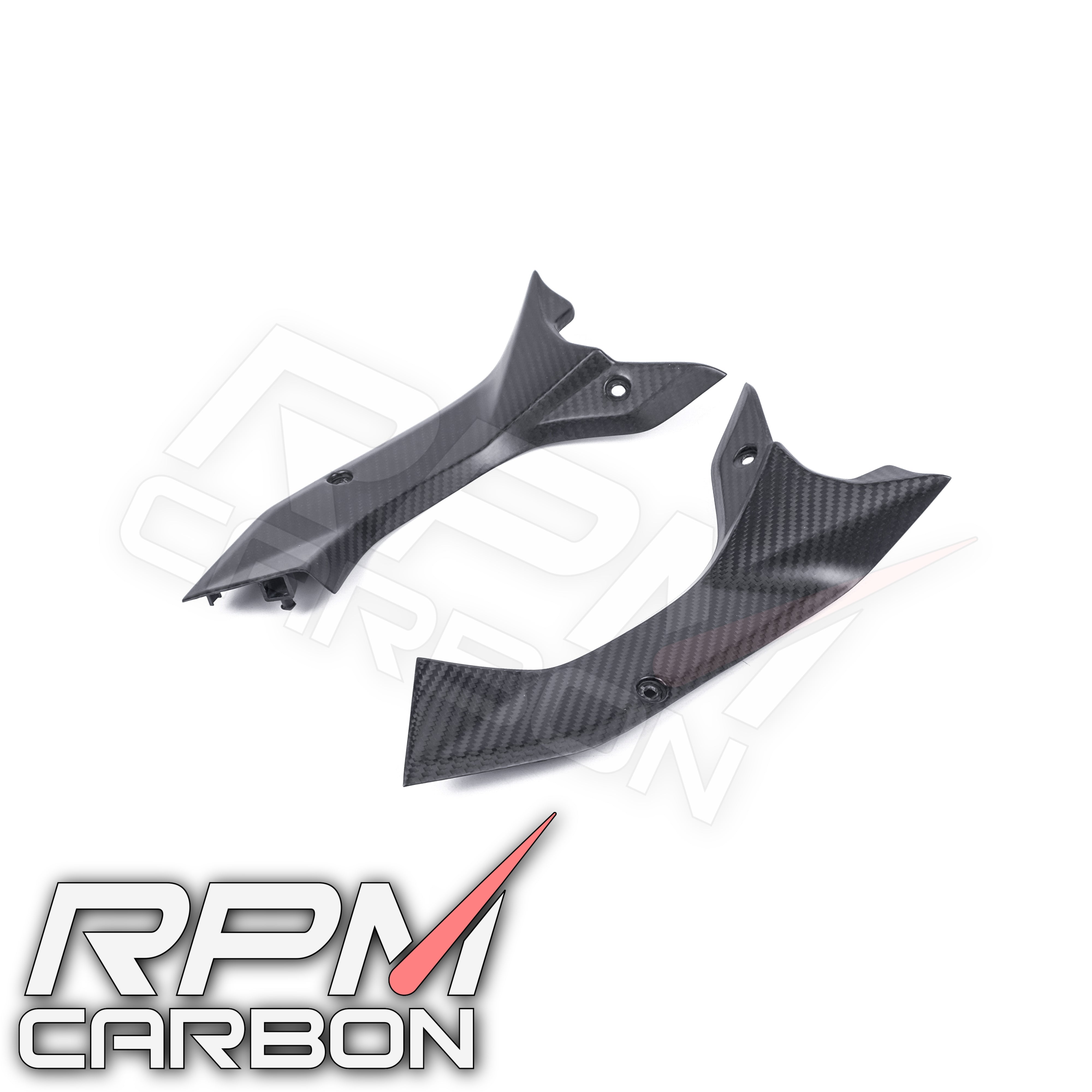Yamaha R6 Carbon Fiber Dash Panel Side Covers
