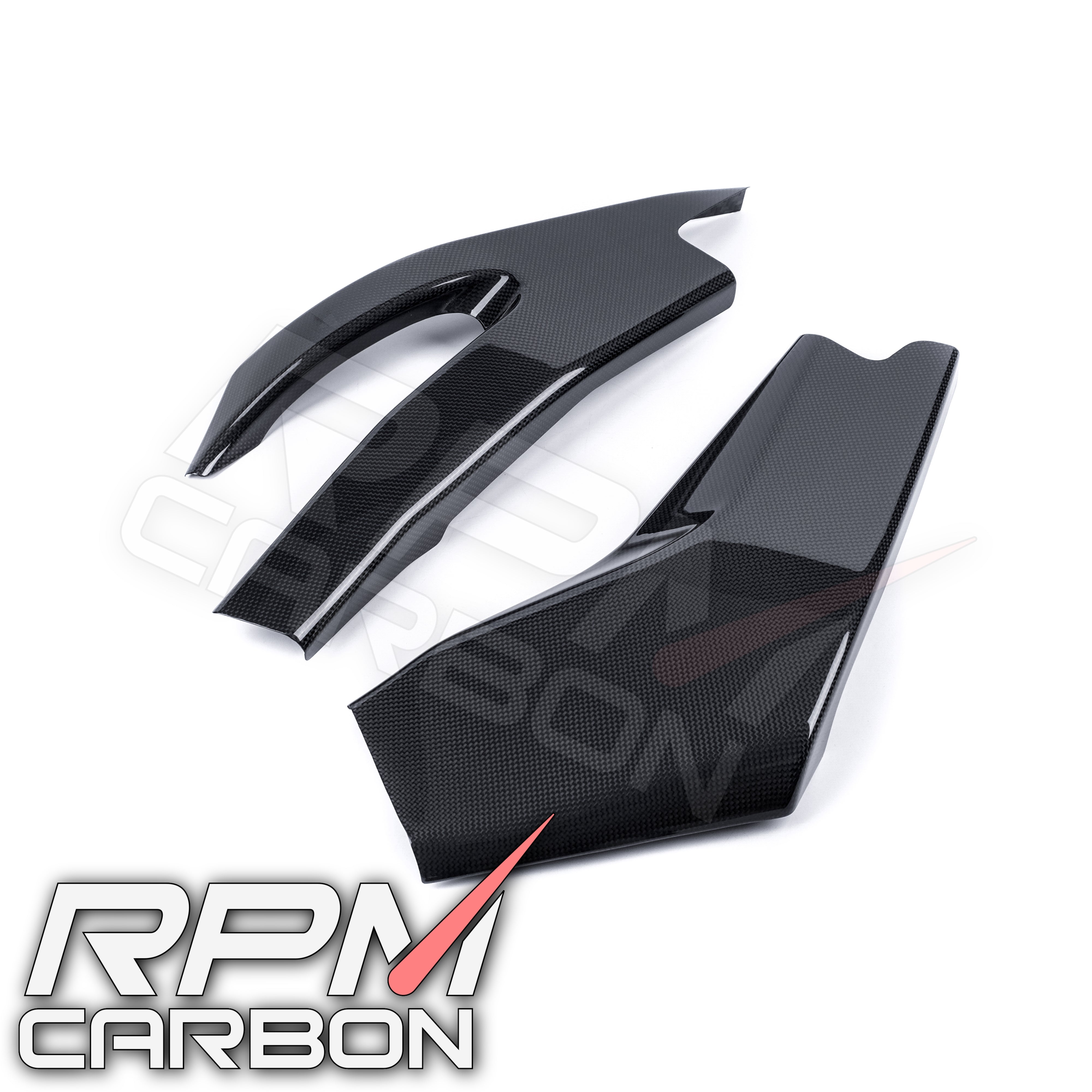 Yamaha R6 Carbon Fiber Swingarm Covers Protectors