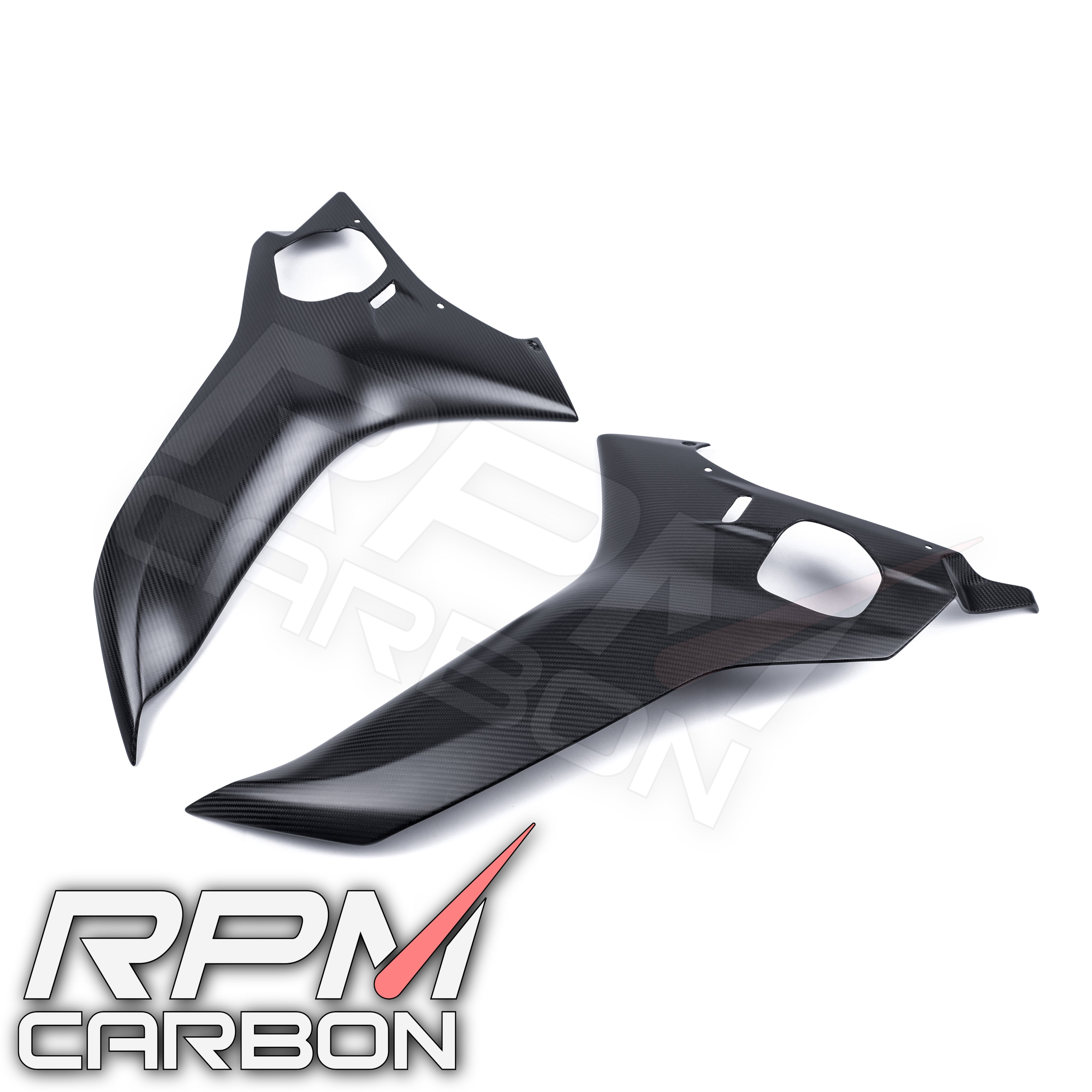 Yamaha R6 Seitenverkleidungen aus Kohlefaser