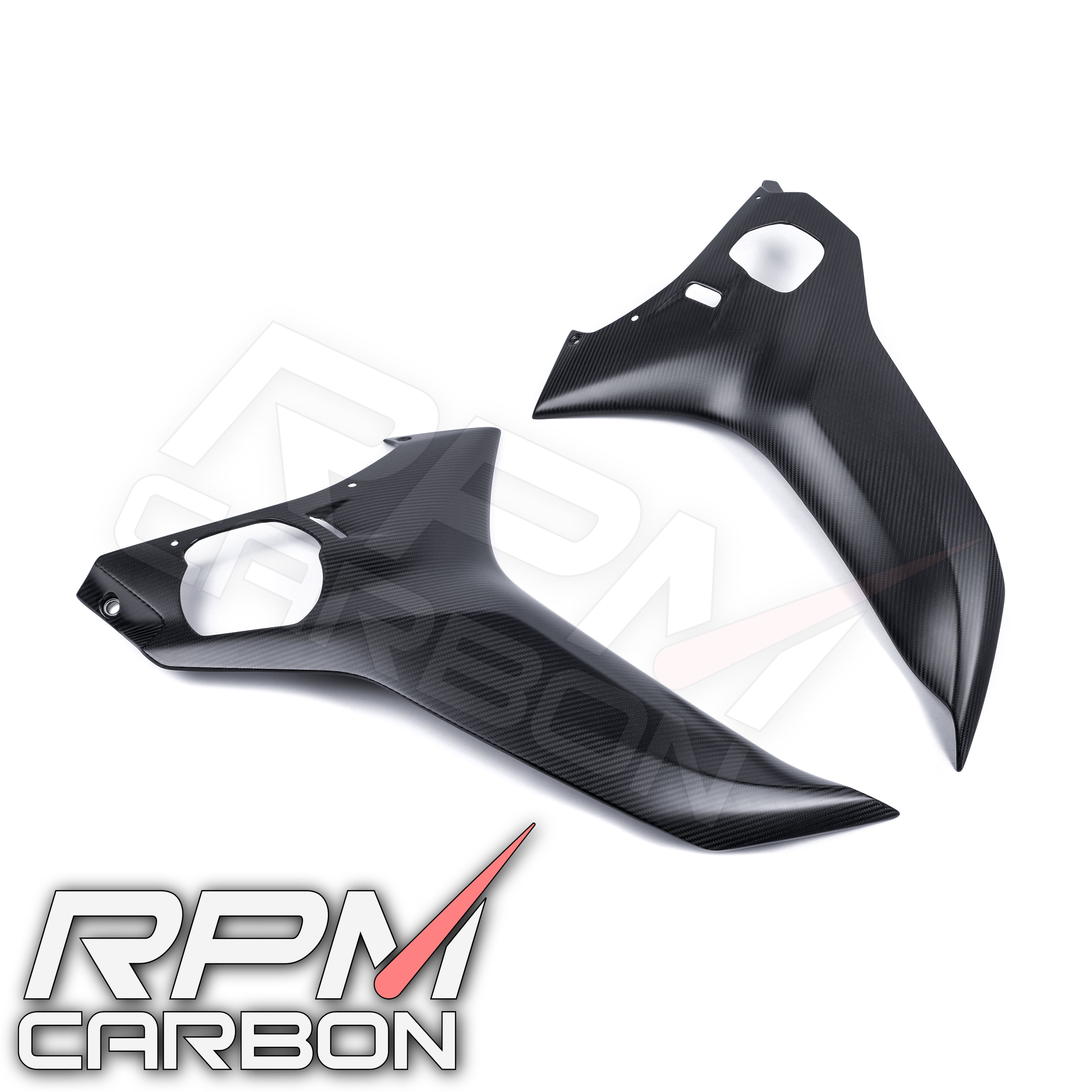 Yamaha R6 Seitenverkleidungen aus Kohlefaser