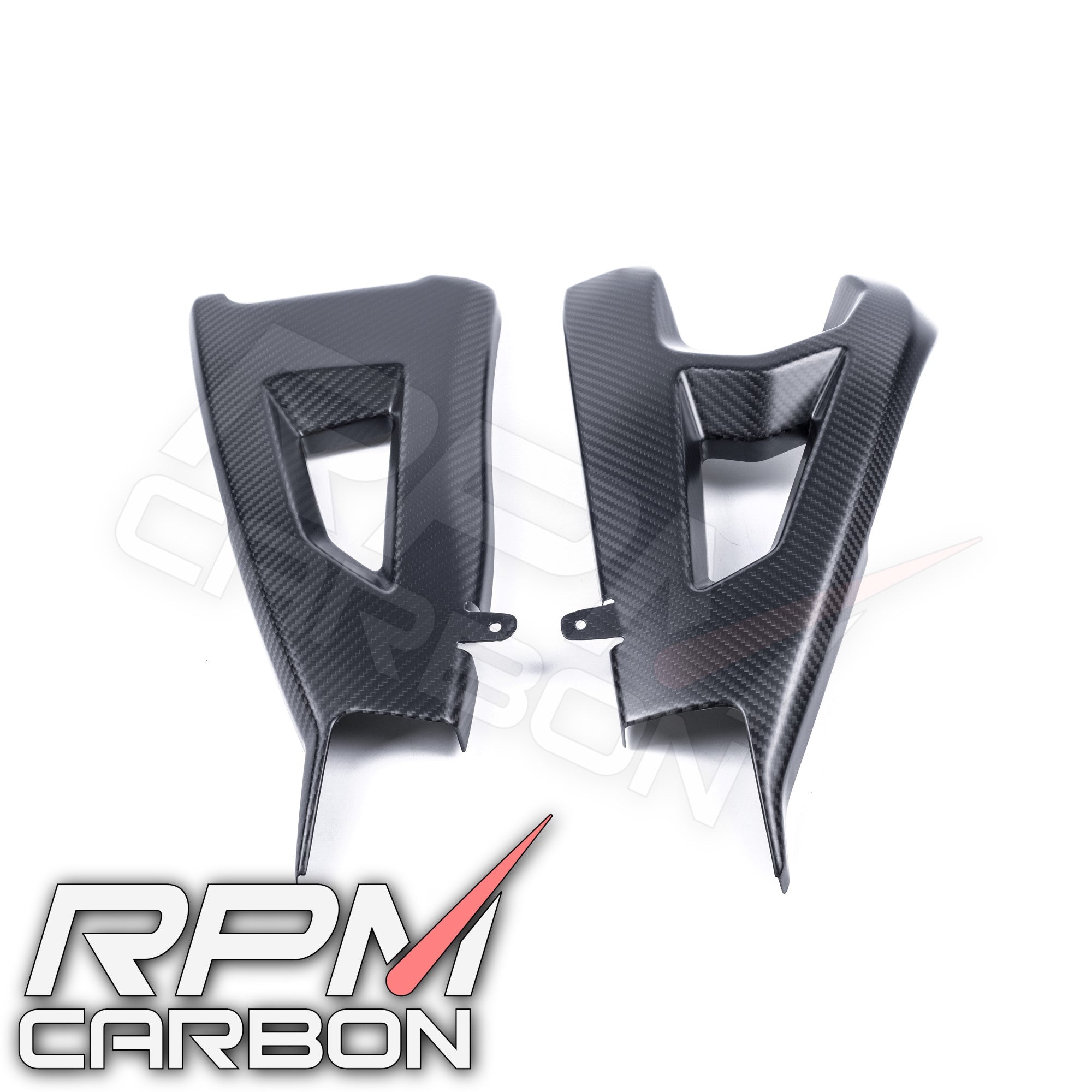 Kawasaki ZX-10R Carbon Fiber Swingarm Covers Protectors in Carbon Fiber