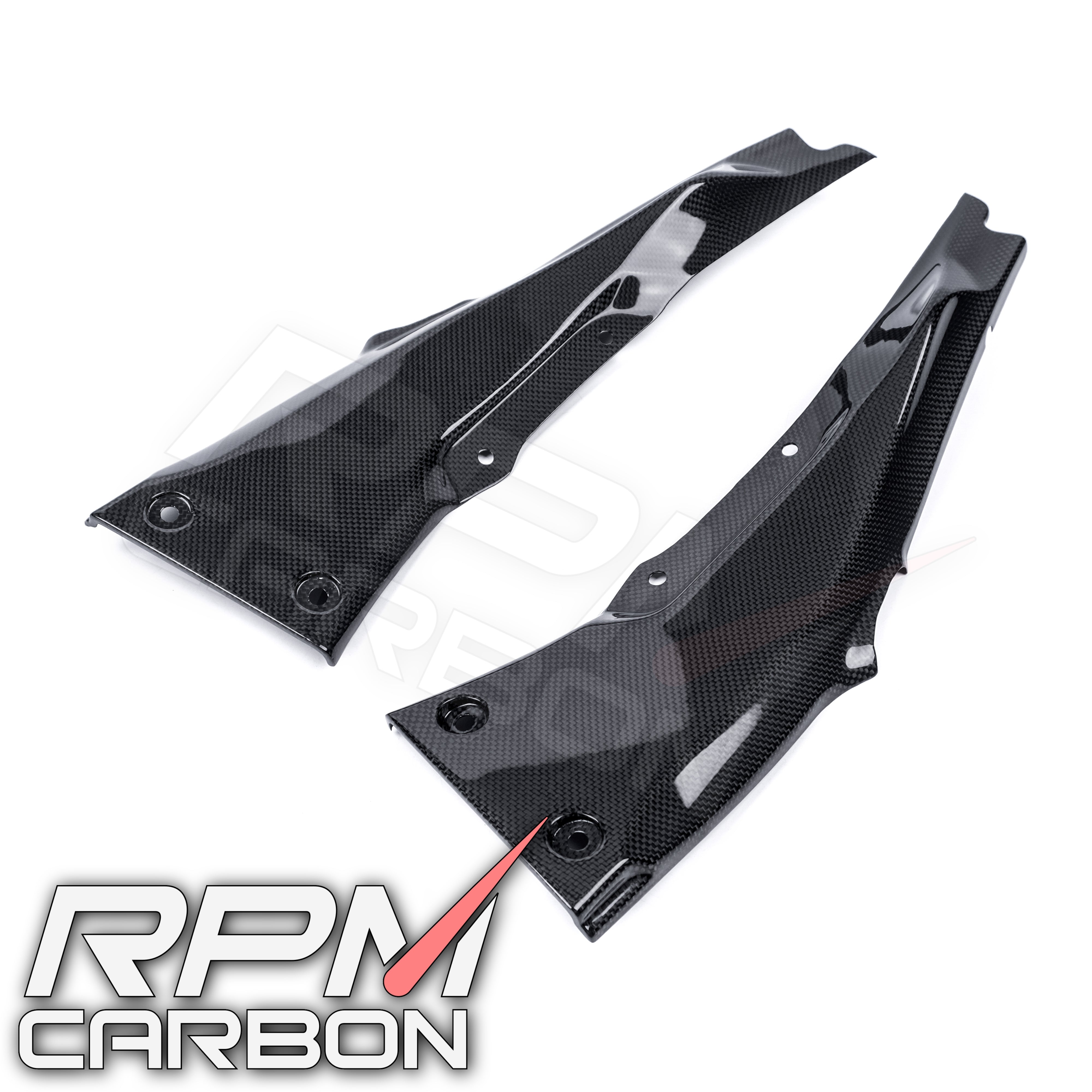 Kawasaki ZX-10R Carbon Fiber Subframe Covers Protectors