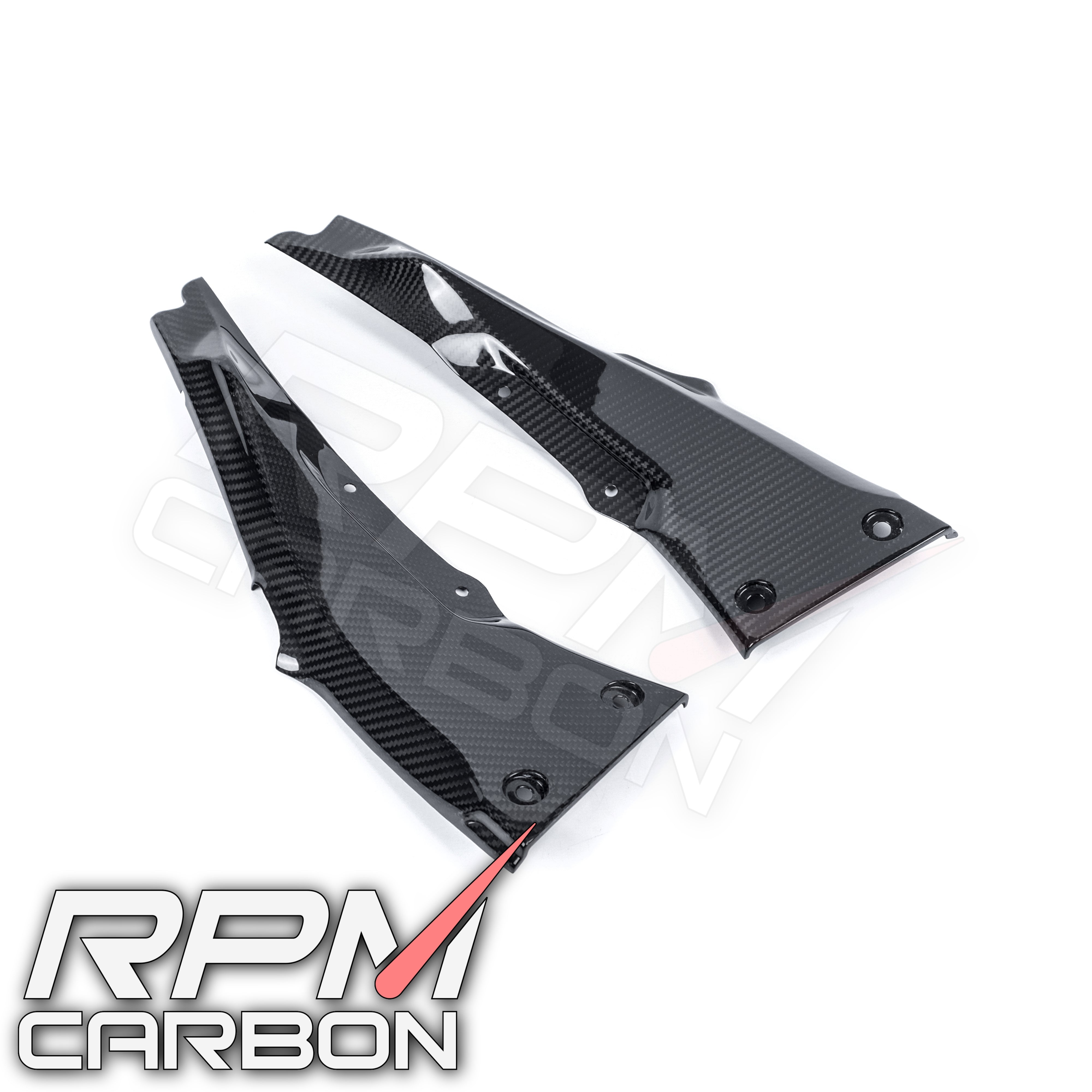 Kawasaki ZX-10R Carbon Fiber Subframe Covers Protectors