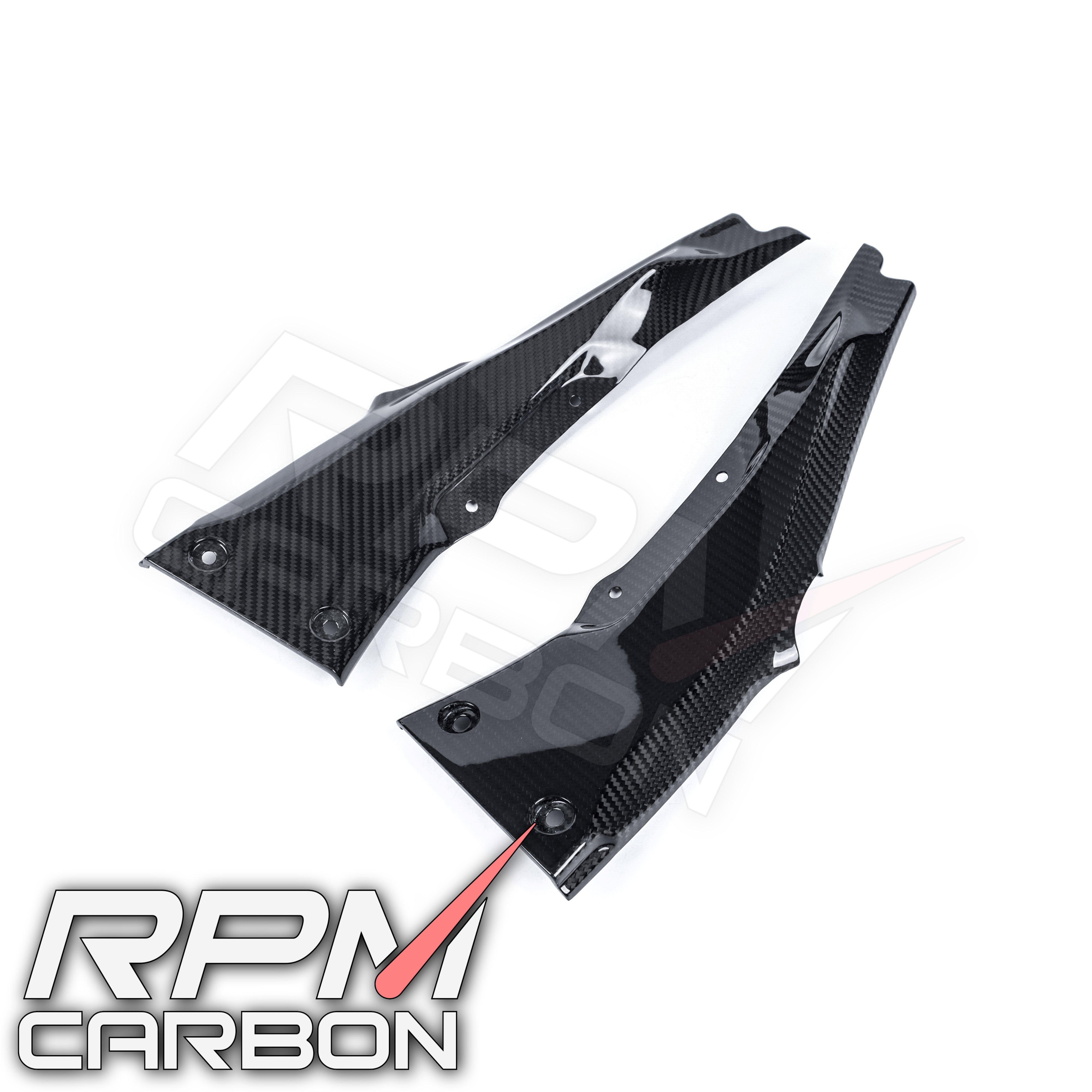 Kawasaki ZX-10R 2011+ Carbon Fiber Subframe Covers Protectors