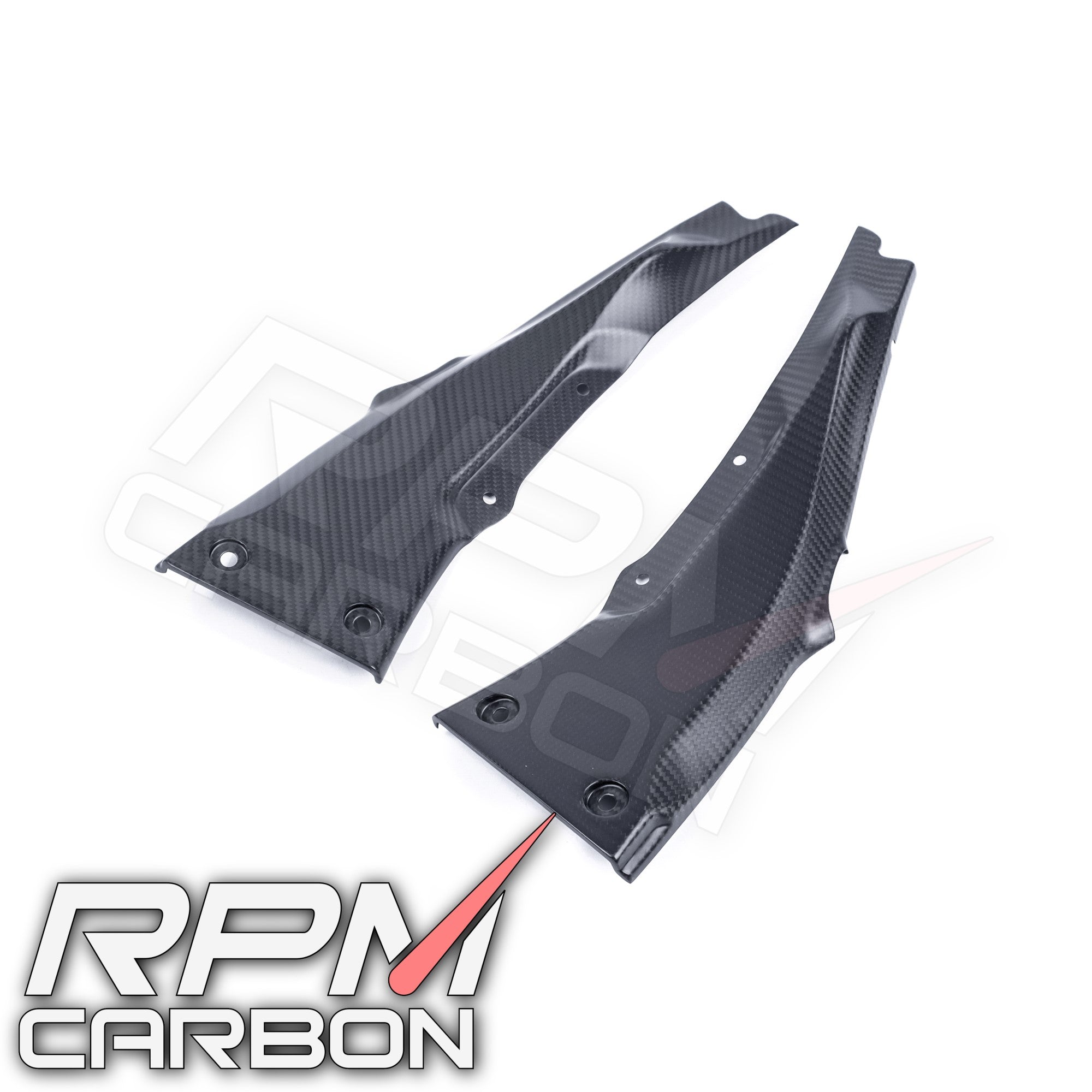 Kawasaki ZX-10R Carbon Fiber Subframe Covers Protectors