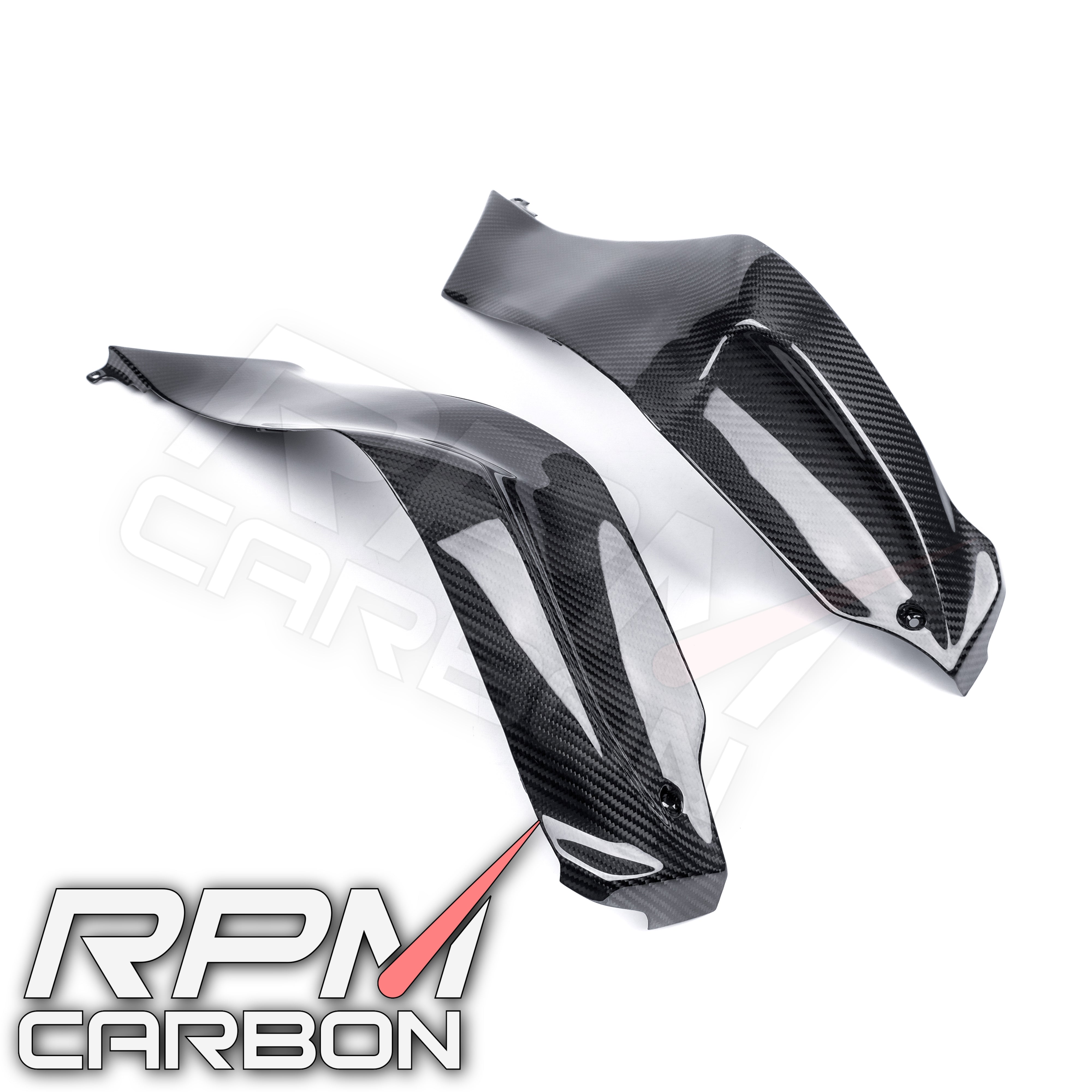 Kawasaki ZX-10R Carbon Fiber Tank Side Panels