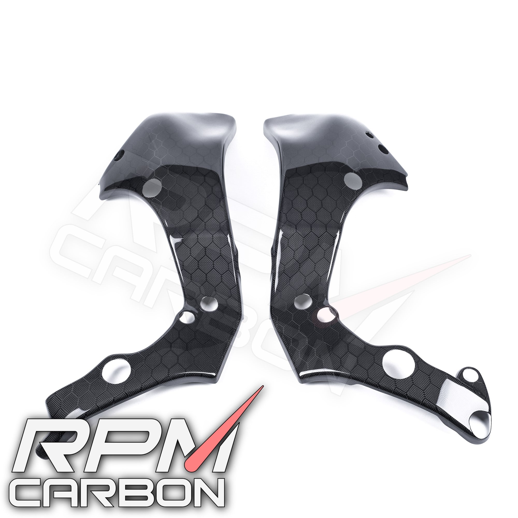 Kawasaki ZX-10R Carbon Fiber Frame Covers Protectors