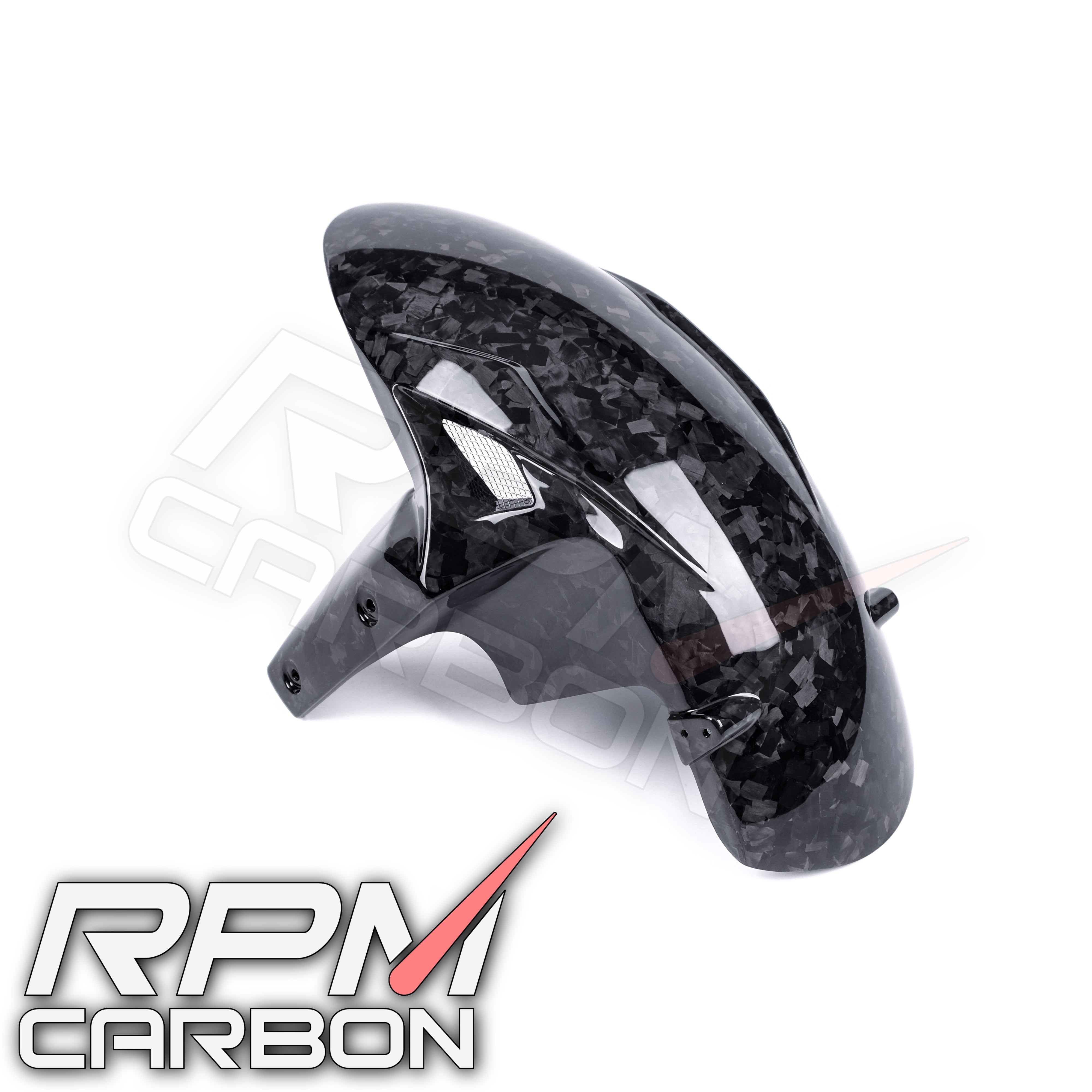 Kawasaki ZX-6R 2019+ Carbon Fiber Front Fender Hugger Mudguard