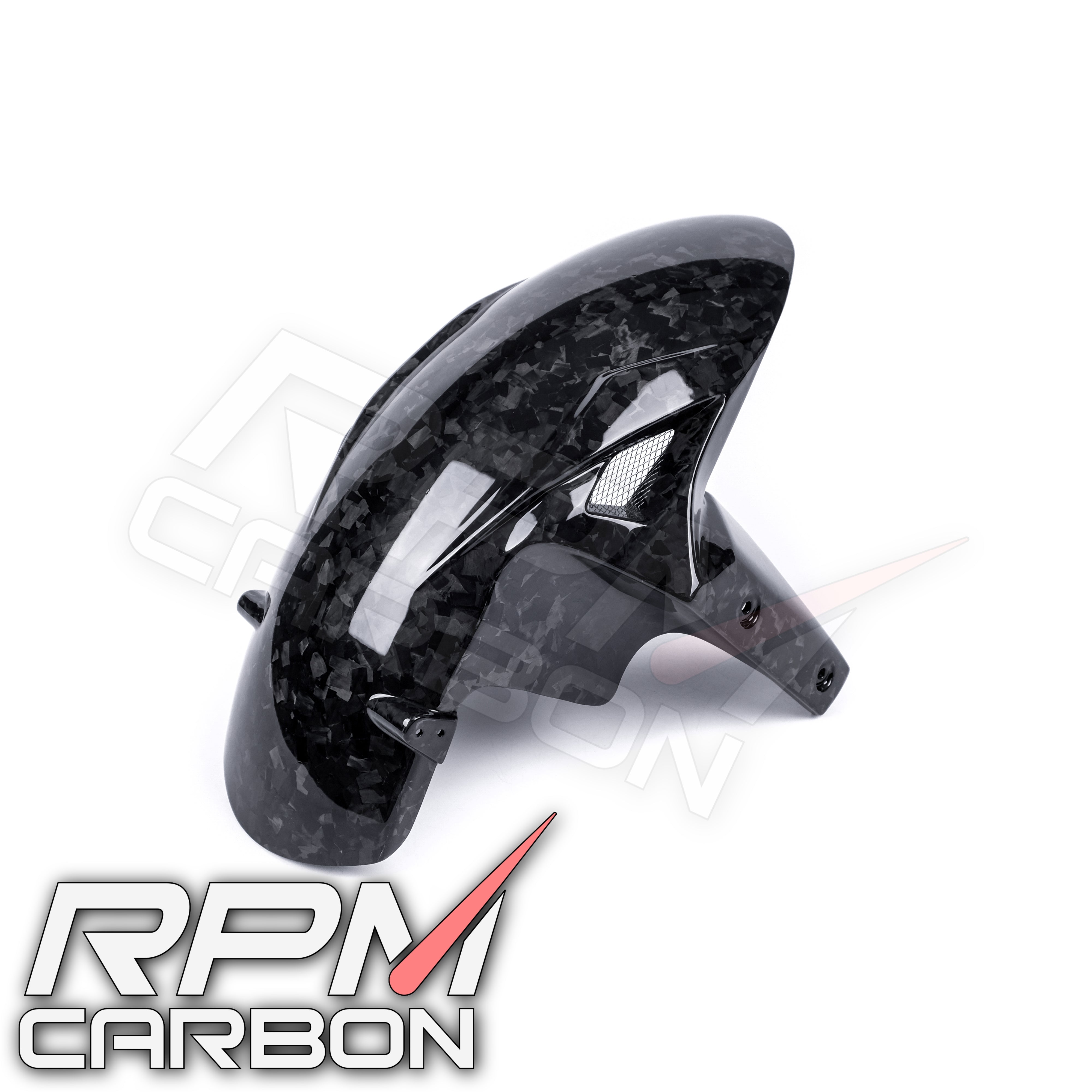 Kawasaki ZX-6R 2019+ Carbon Fiber Front Fender Hugger Mudguard