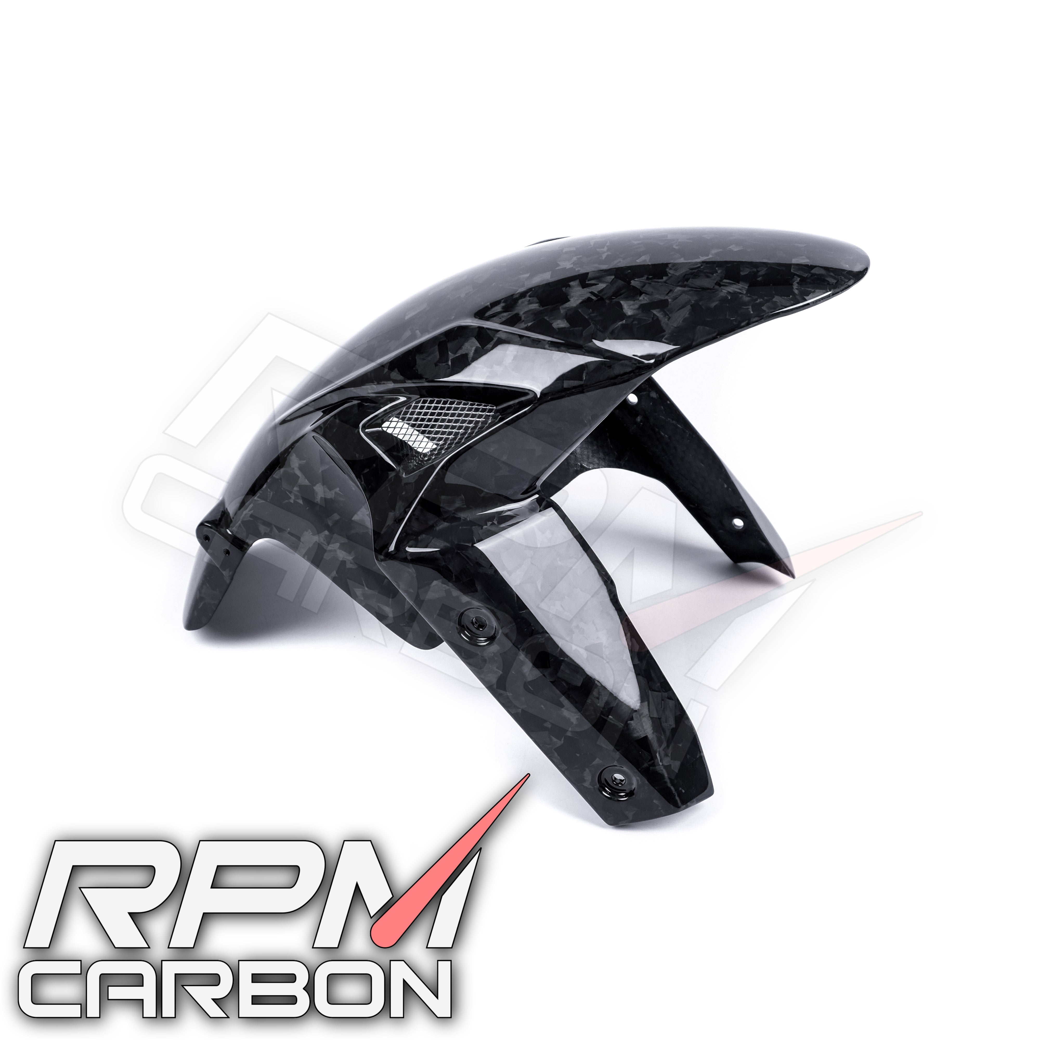 Kawasaki ZX-6R 2019+ Carbon Fiber Front Fender Hugger Mudguard