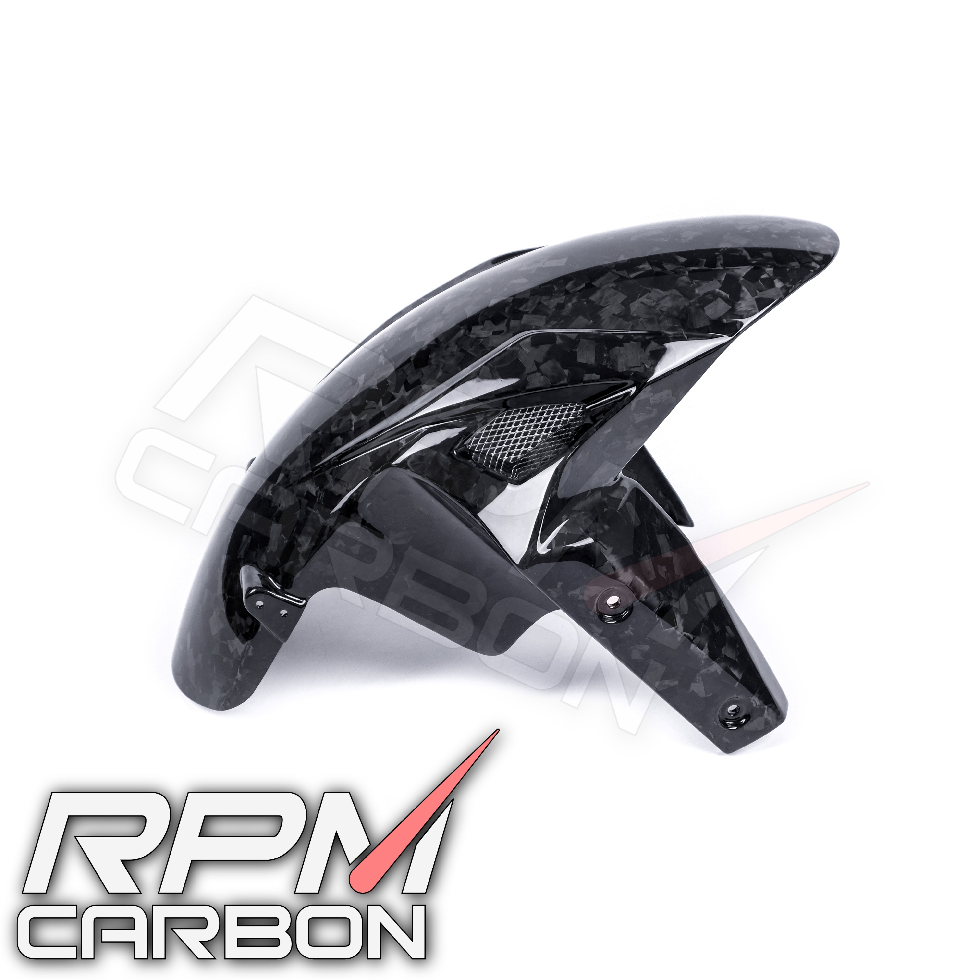 Kawasaki ZX-6R 2019+ Carbon Fiber Front Fender Hugger Mudguard